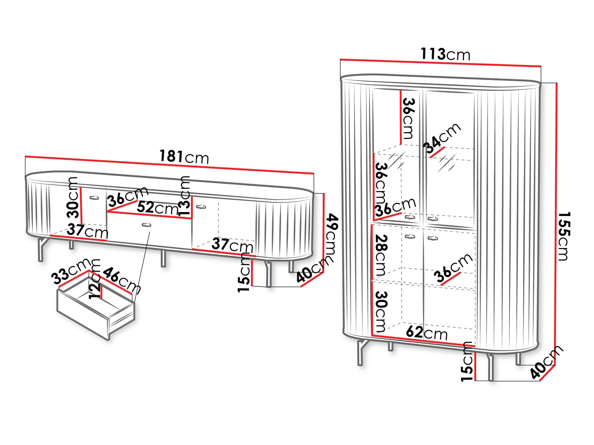 Parete attrezzata Novmono 119