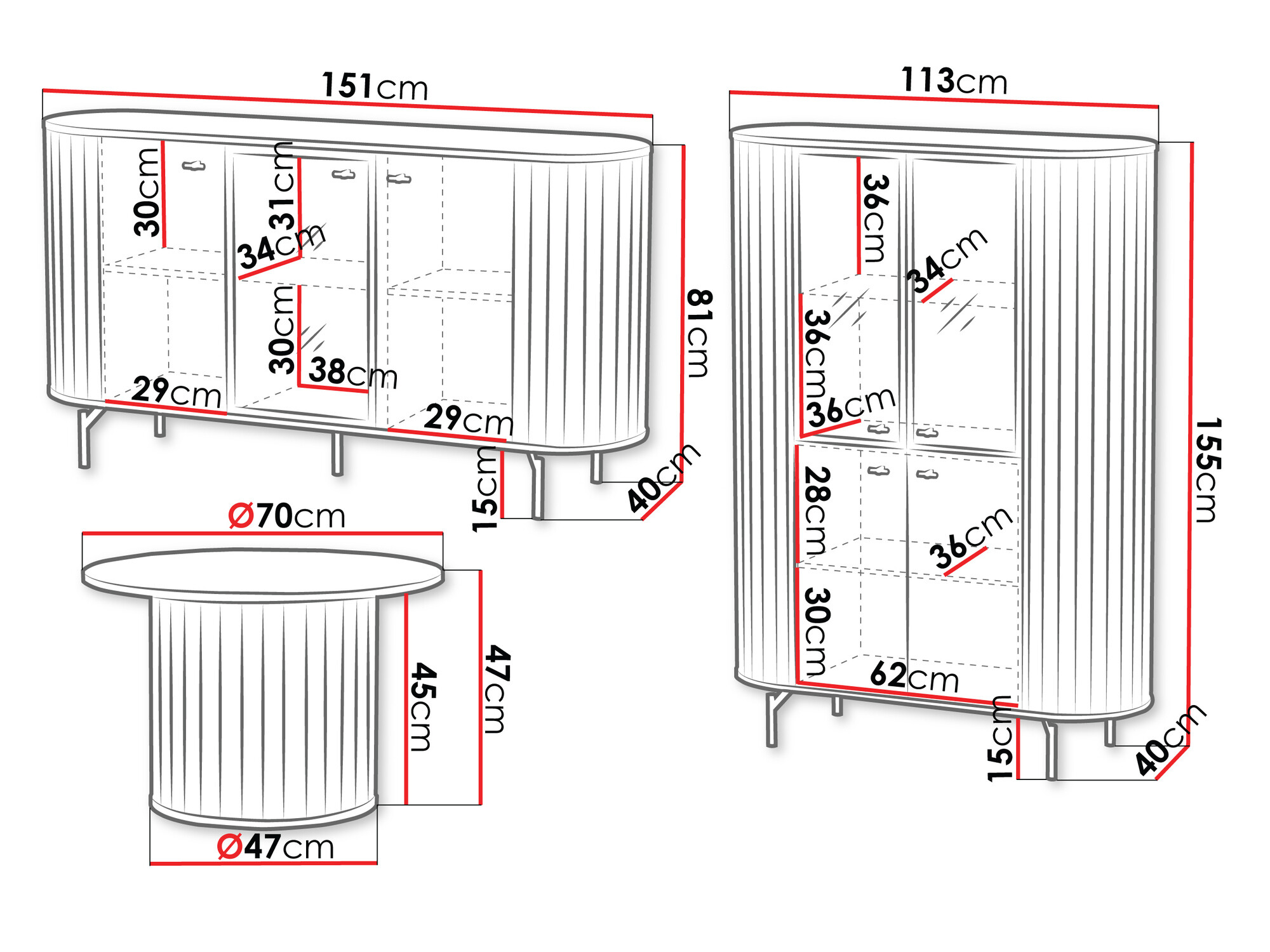 Parete attrezzata Novmono 120