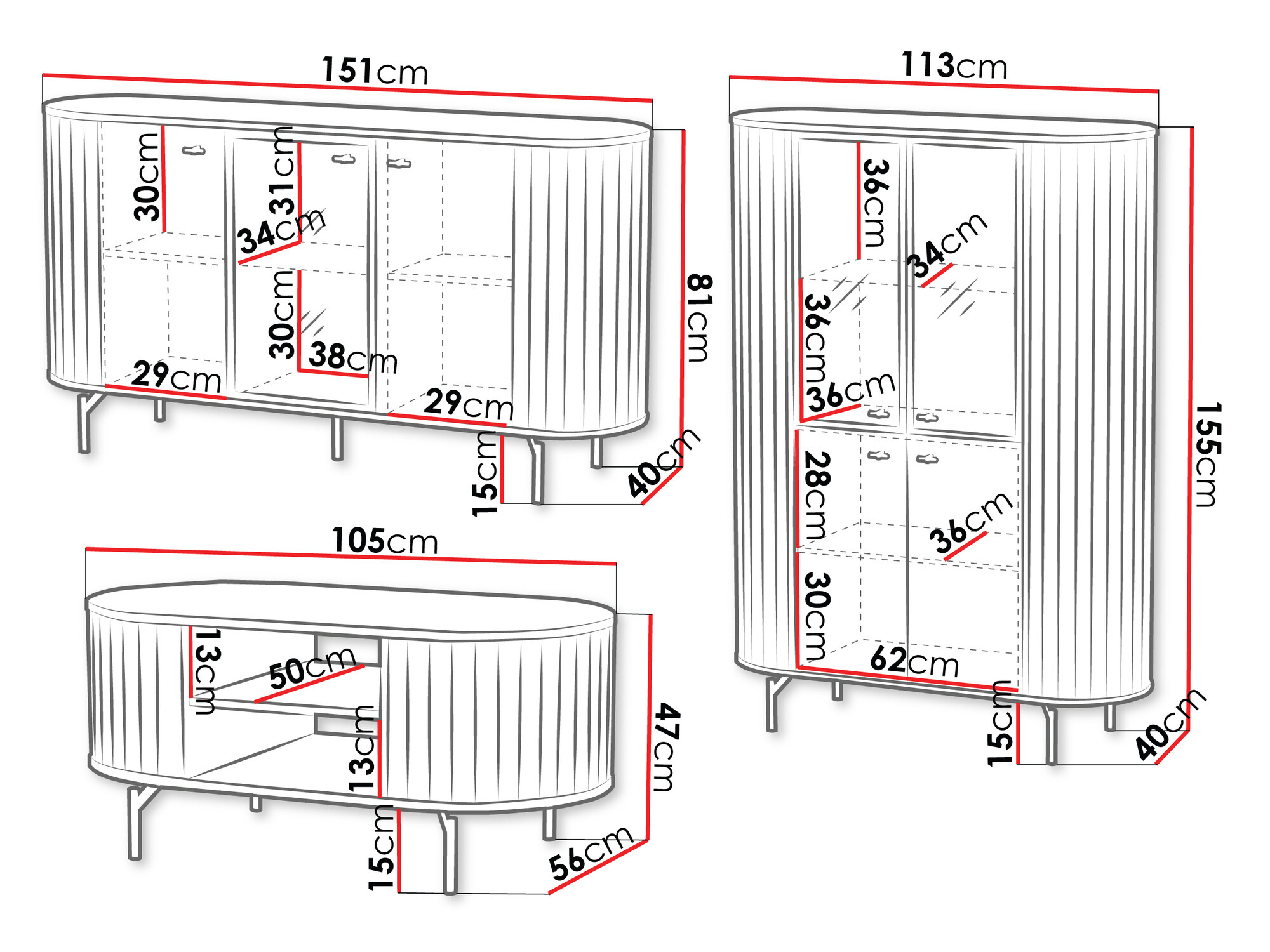 Parete attrezzata Novmono 122