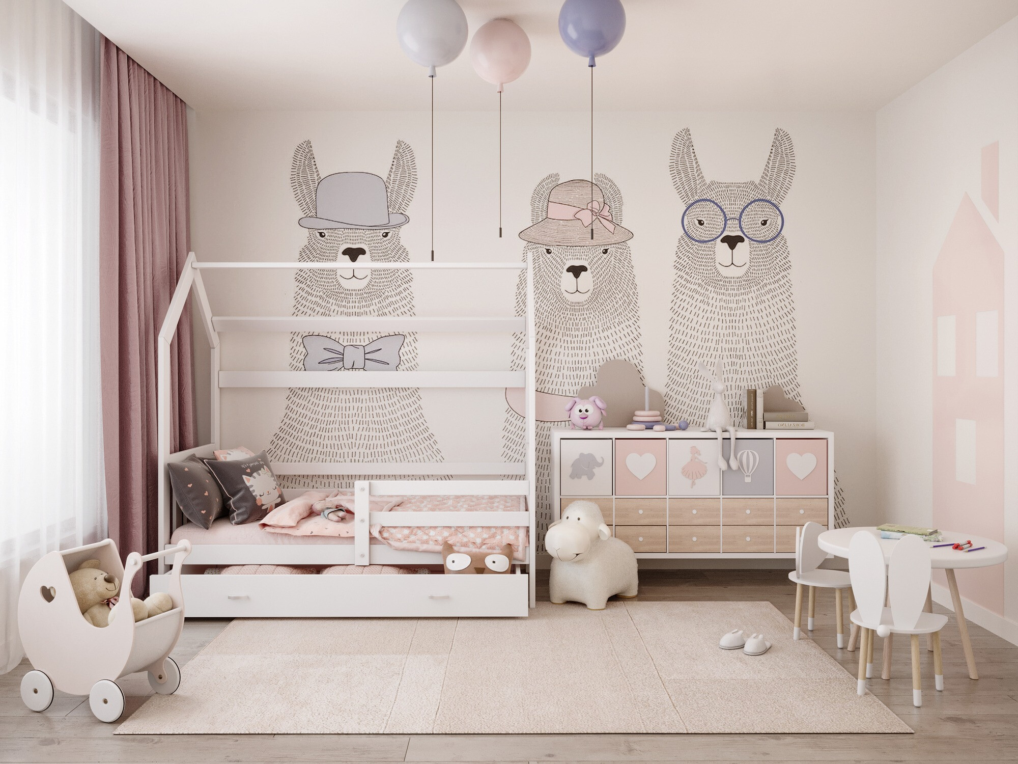 Letto Aurora 122 (Bianco)