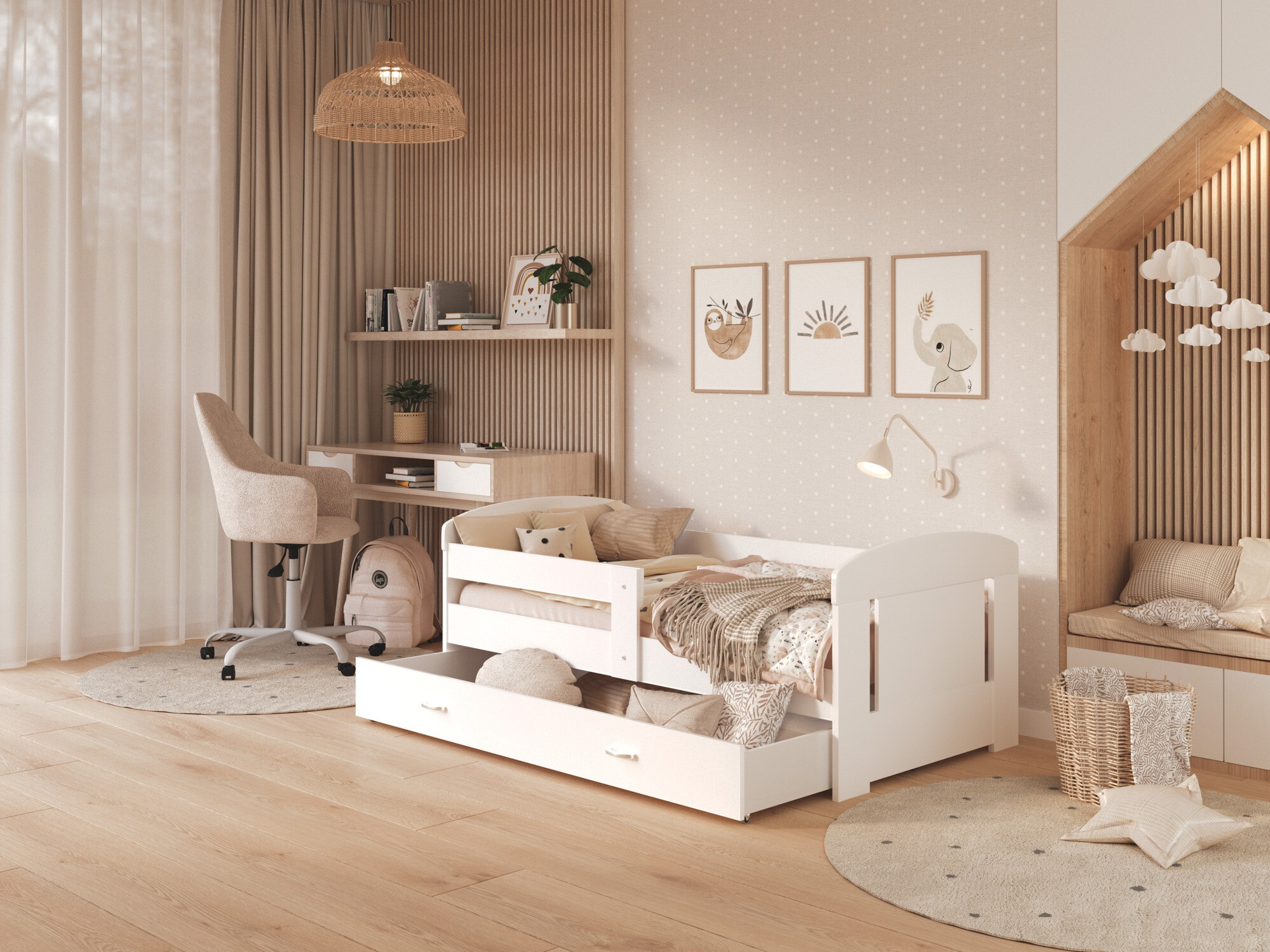 Letto Tentive 100 (Bianco)