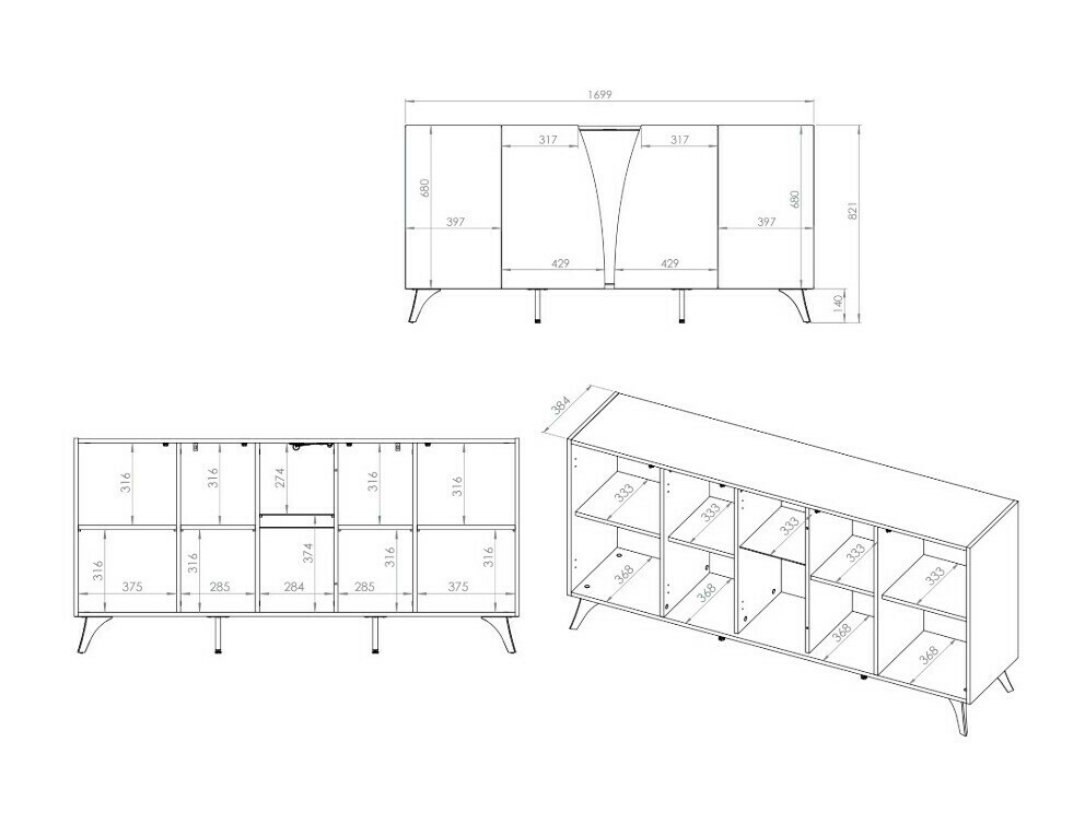 Parete attrezzata Verenoa 110