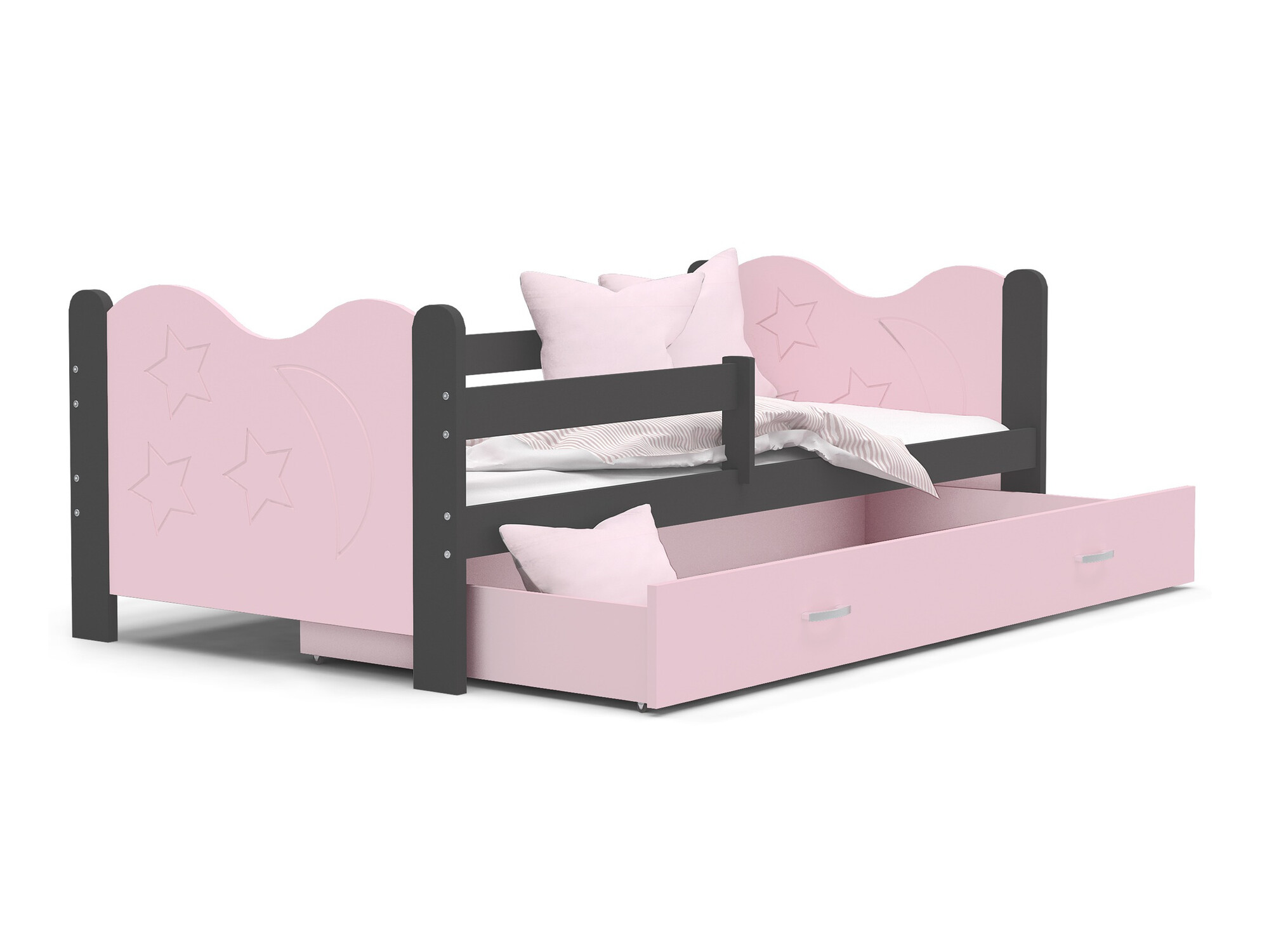 Letto Aurora 124 (Grigio)