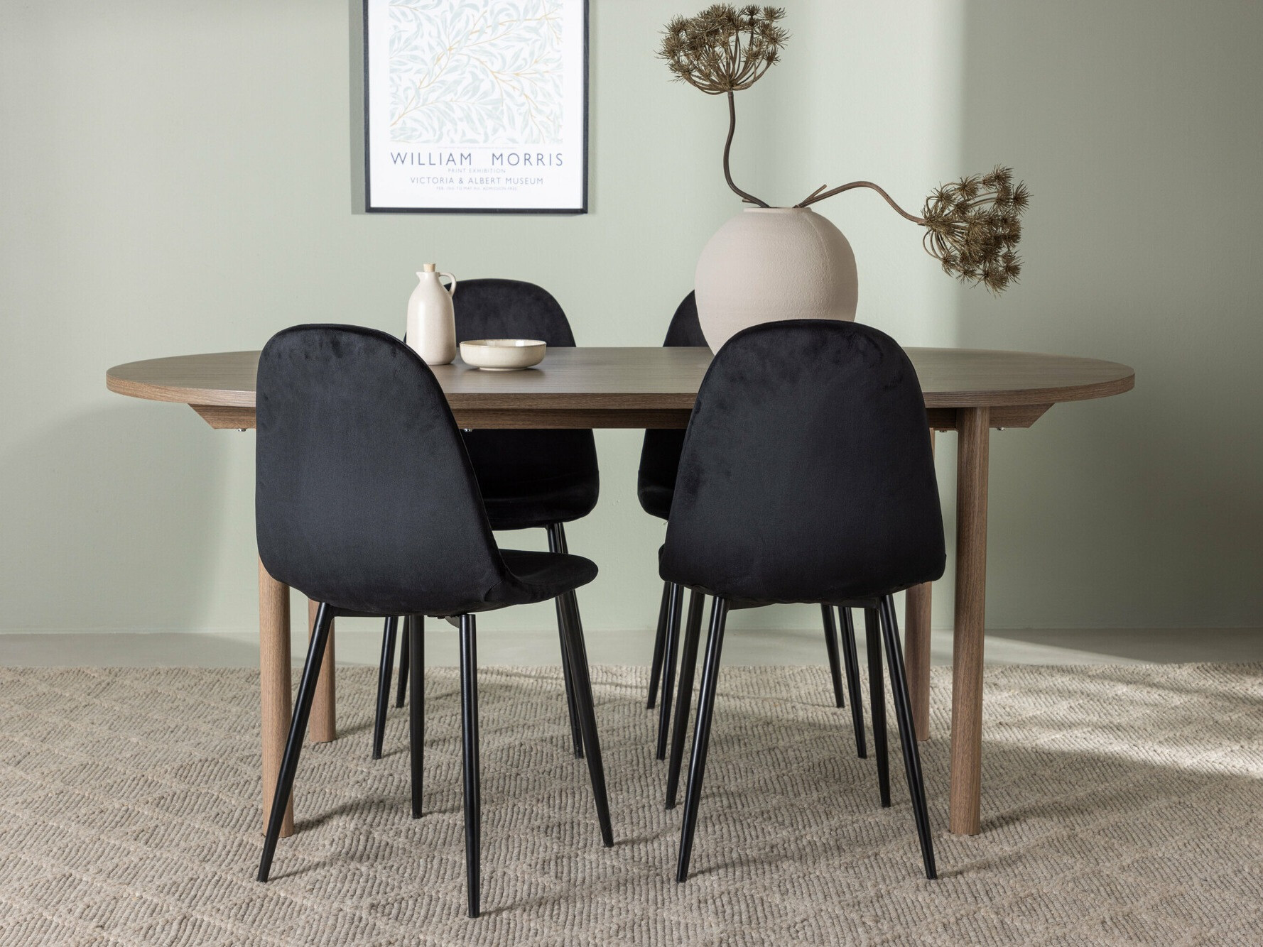 Set sala da pranzo Dallas 4612 (Marrone)
