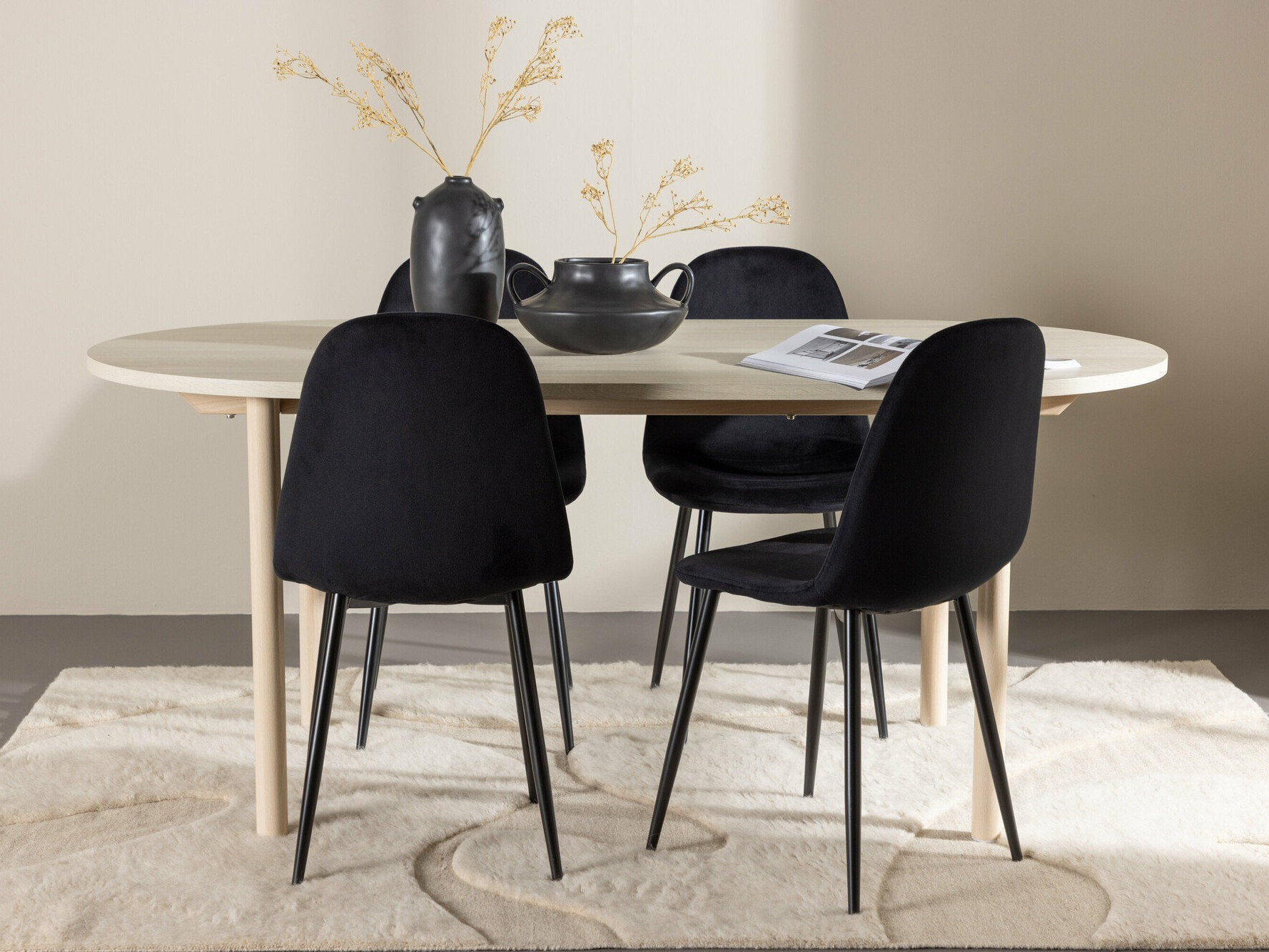 Set sala da pranzo Dallas 4612 (Nocciola)