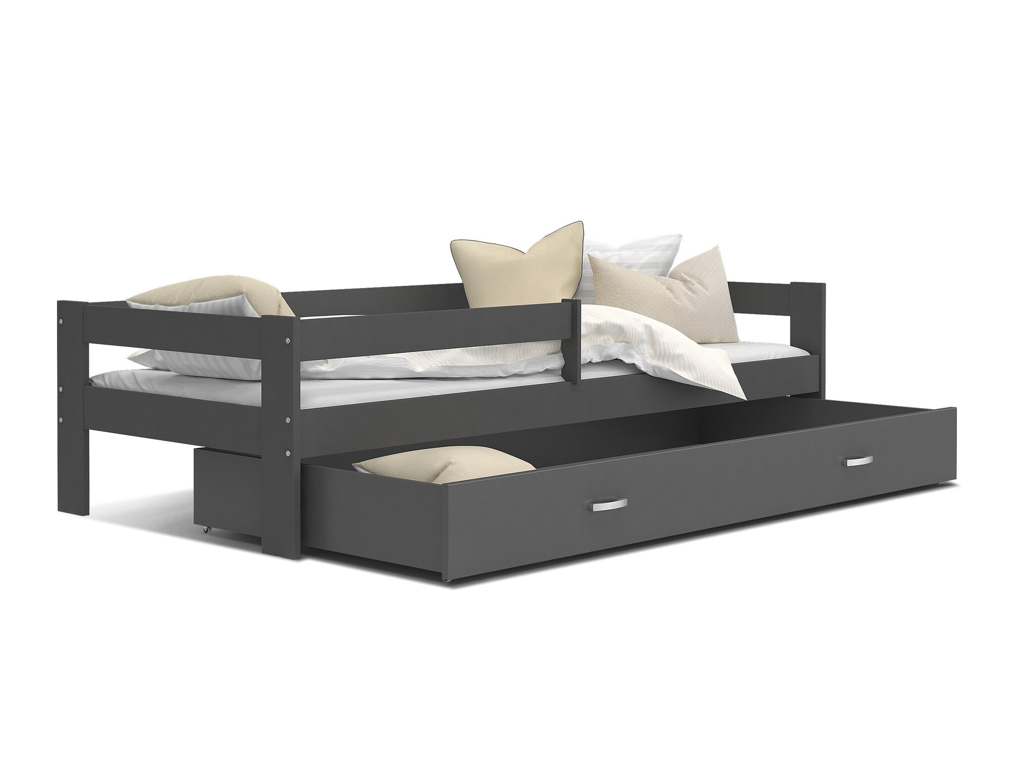 Letto Aurora 125 (Grigio)