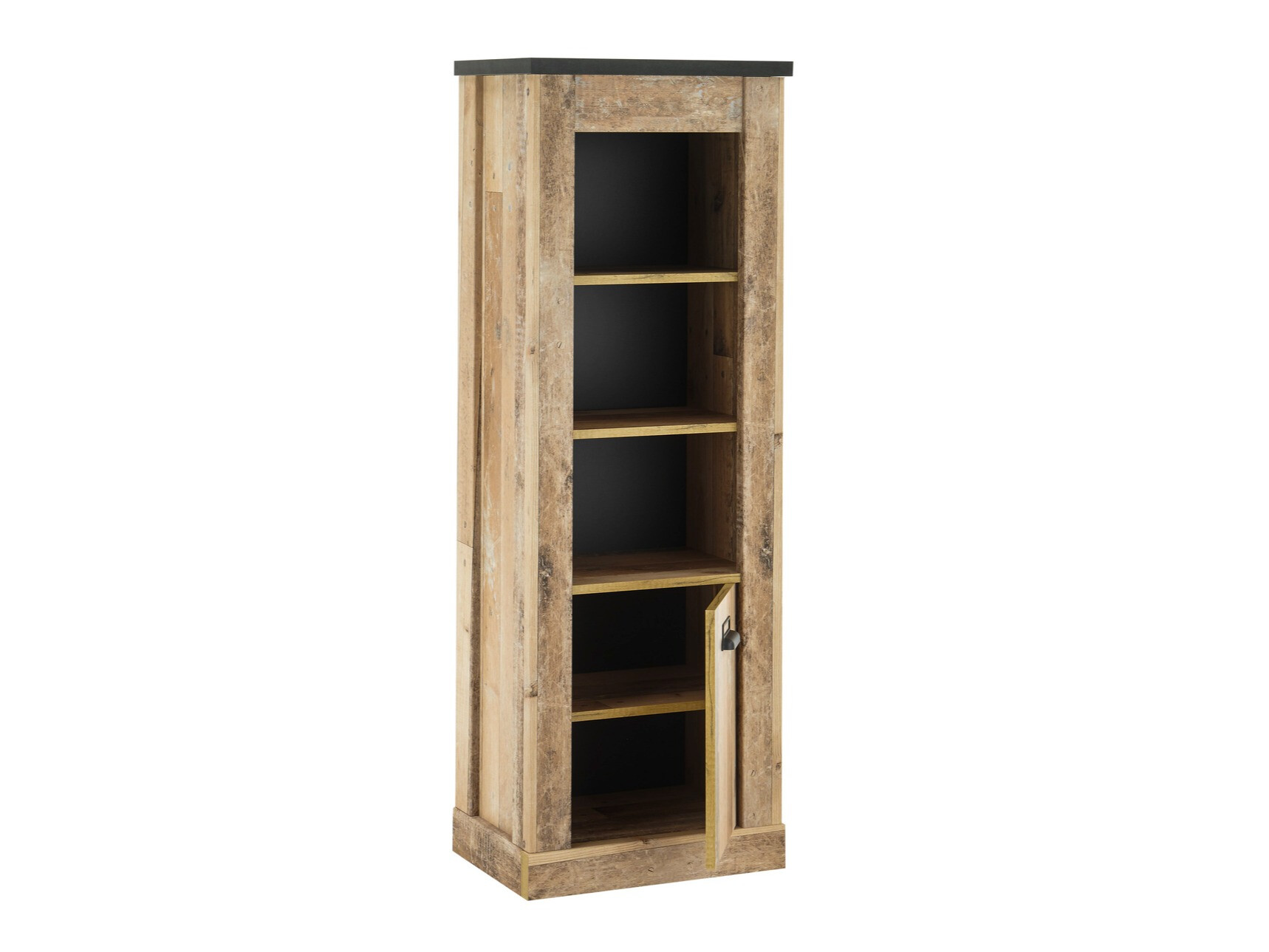 Parete attrezzata Cirtale 131 (Albero invecchiato + Antracite)