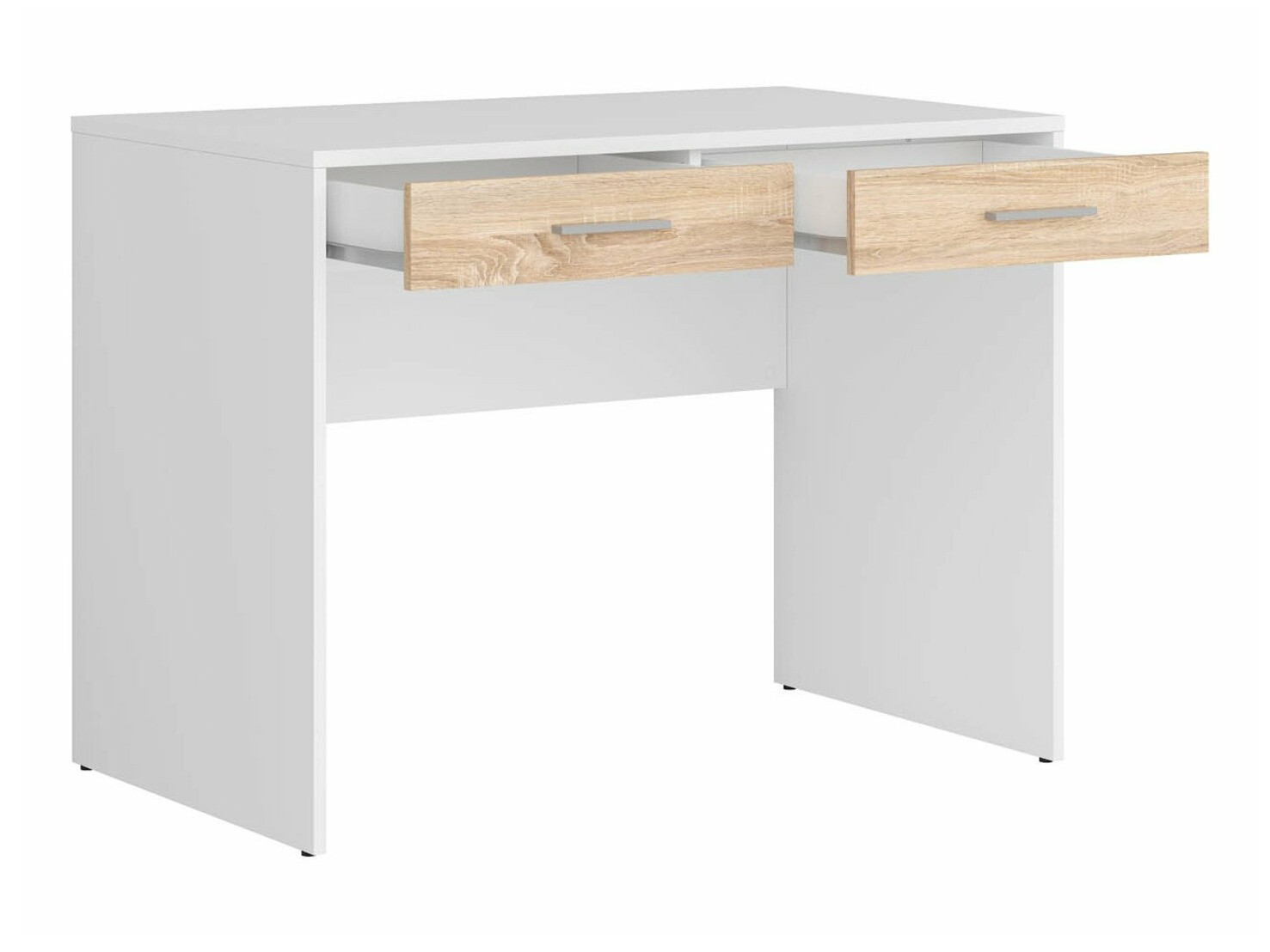Scrivania da ufficio Novsore 109 (Bianco + Sonoma quercia)