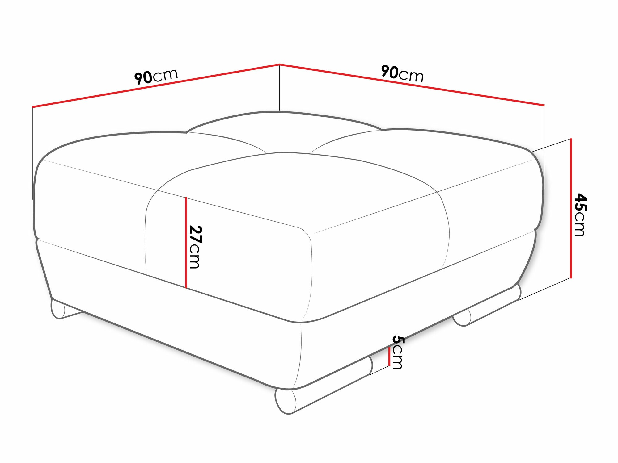Panca morbida Signis (Velo 621)