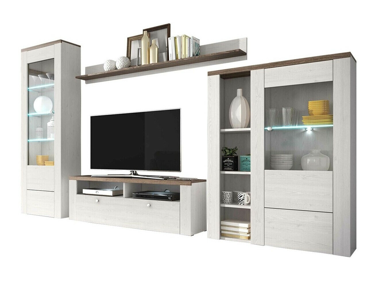 Parete attrezzata Salelbo 100 (Larice cipolla + Tartufo quercia)