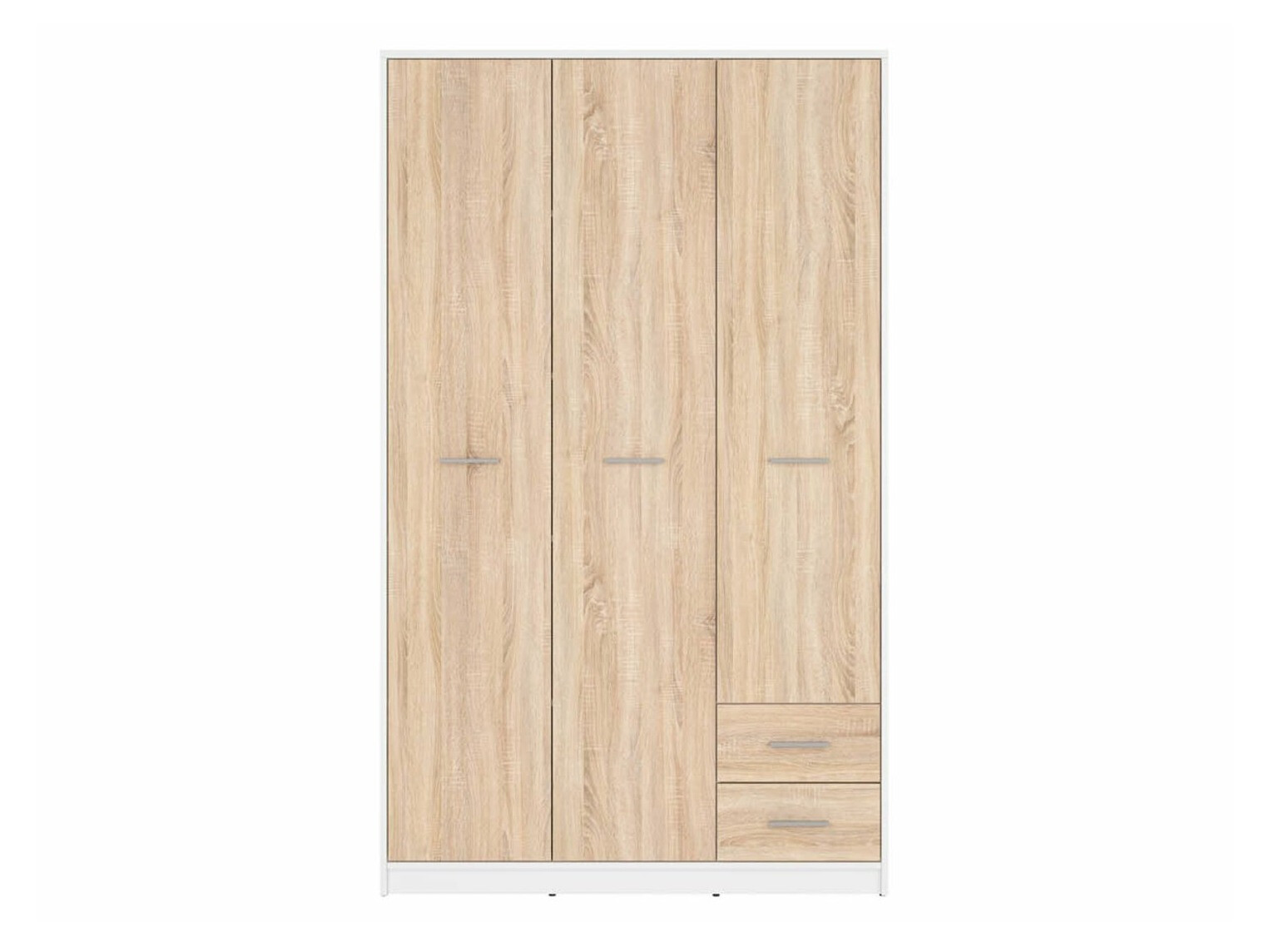 Armadio Novsore 134 (Bianco + Sonoma quercia)