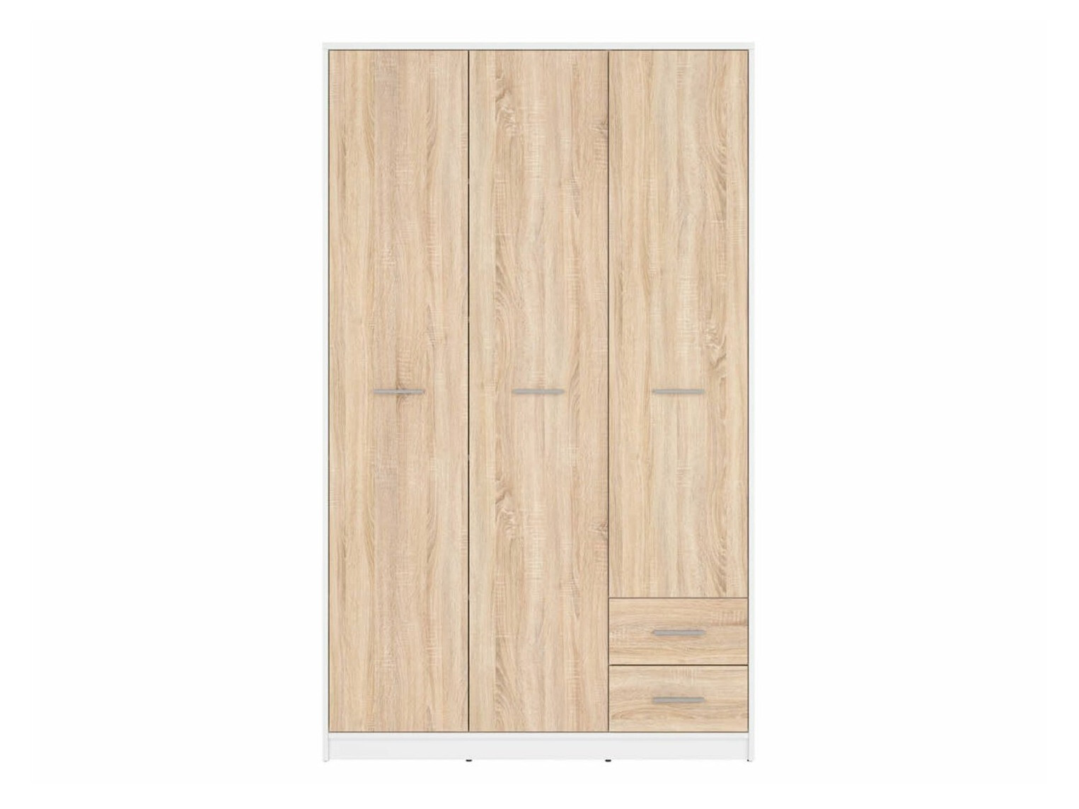 Armadio Novsore 134 (Bianco + Sonoma quercia)
