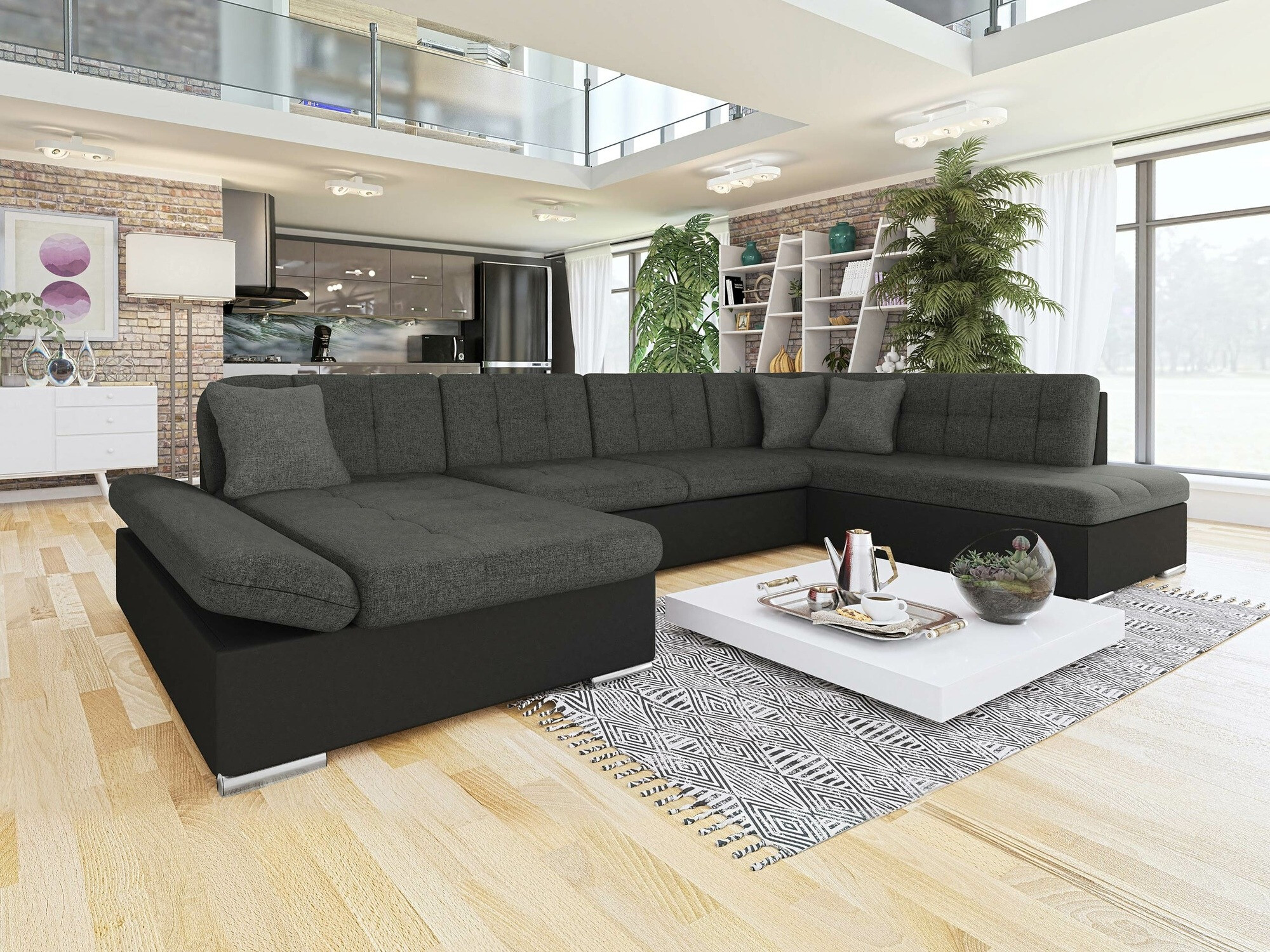 Divano angolare Comfivo Tilia (Soft 011 + Lux 06 + Lux 05)