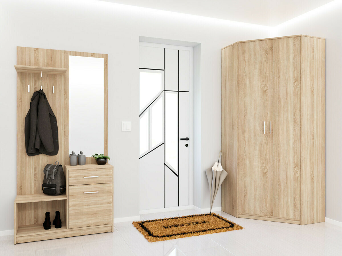 Set arredo da corridoio Novsore 145 (Sonoma quercia)