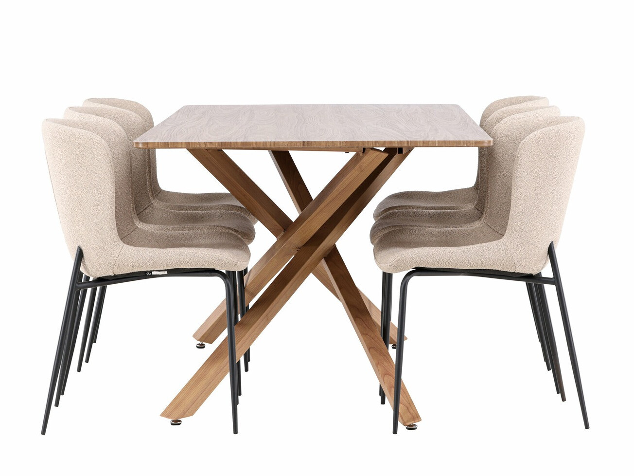 Set sala da pranzo Dallas 5102 (Beige)