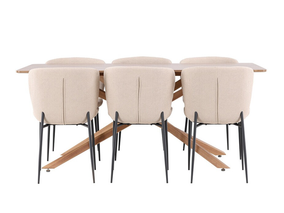 Set sala da pranzo Dallas 5102 (Beige)