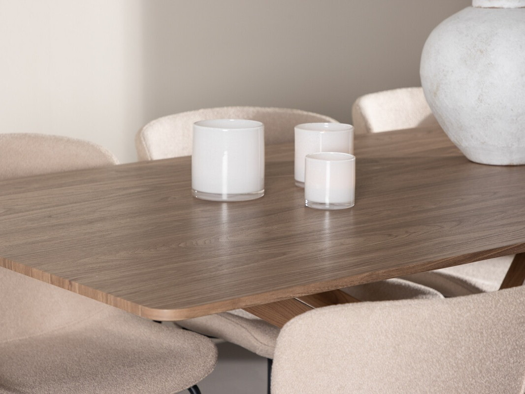 Set sala da pranzo Dallas 5102 (Beige)