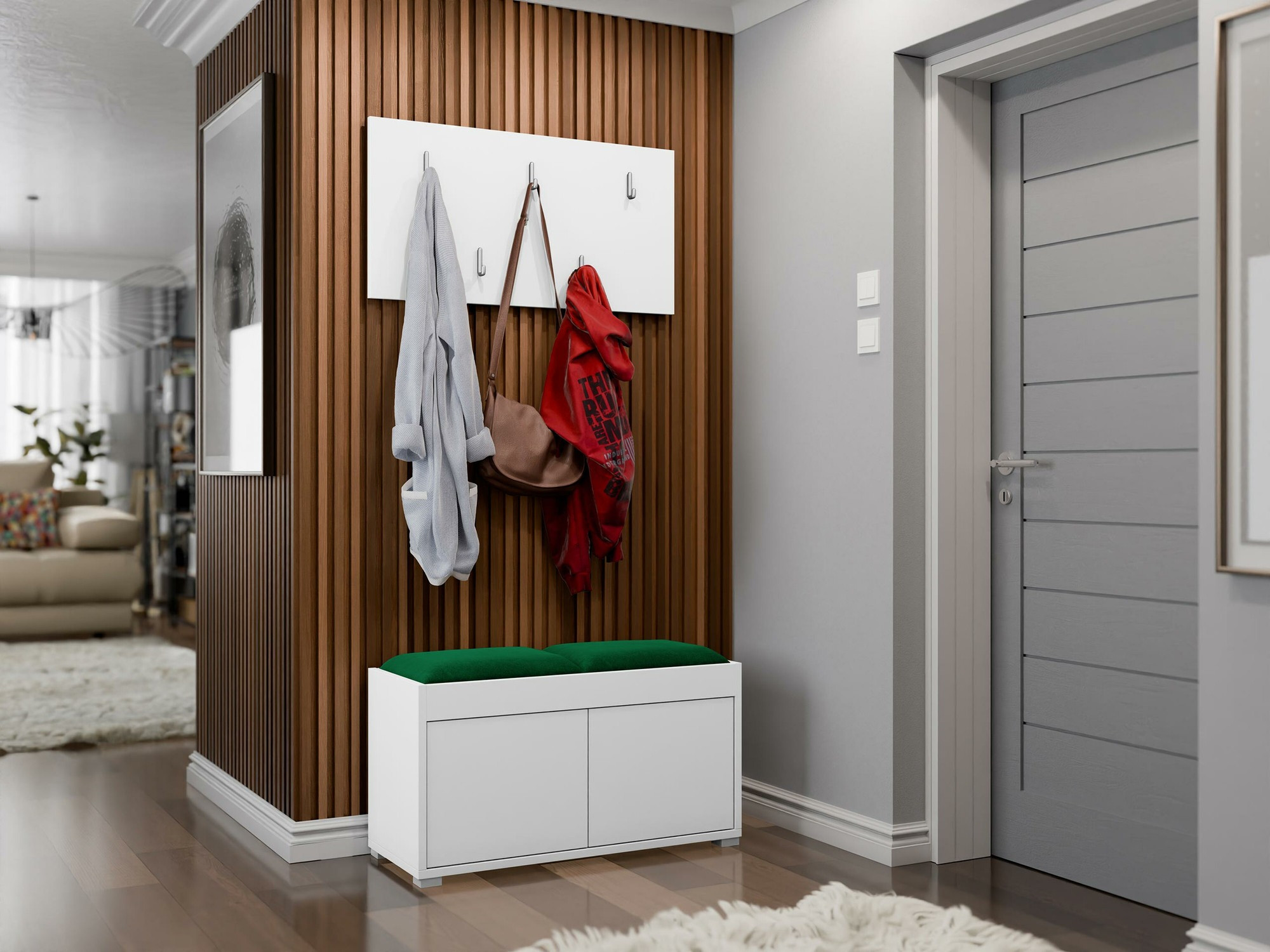 Set arredo da corridoio Comfivo Tutela (Bianco)