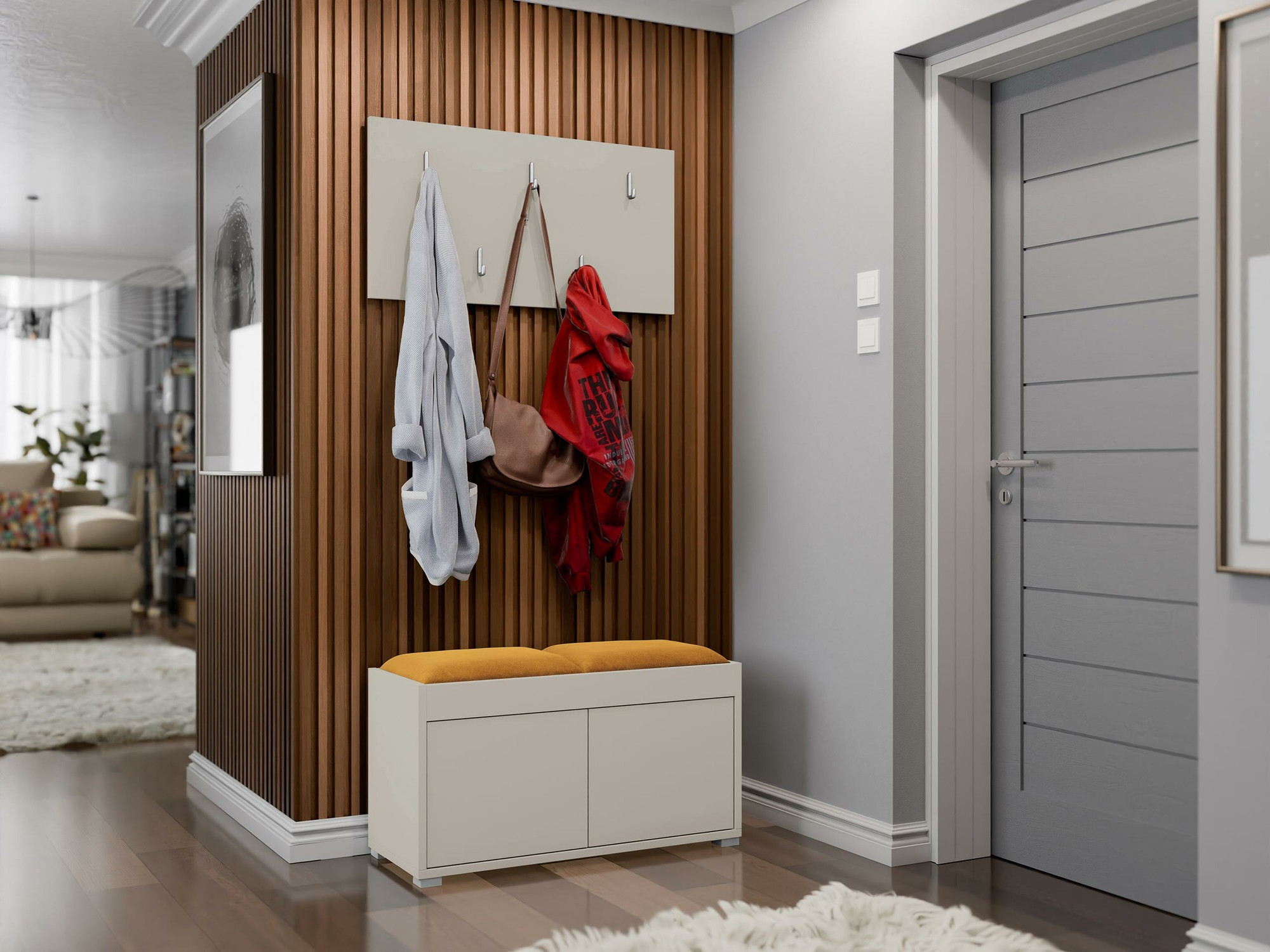 Set arredo da corridoio Comfivo Tutela (Cachemire)