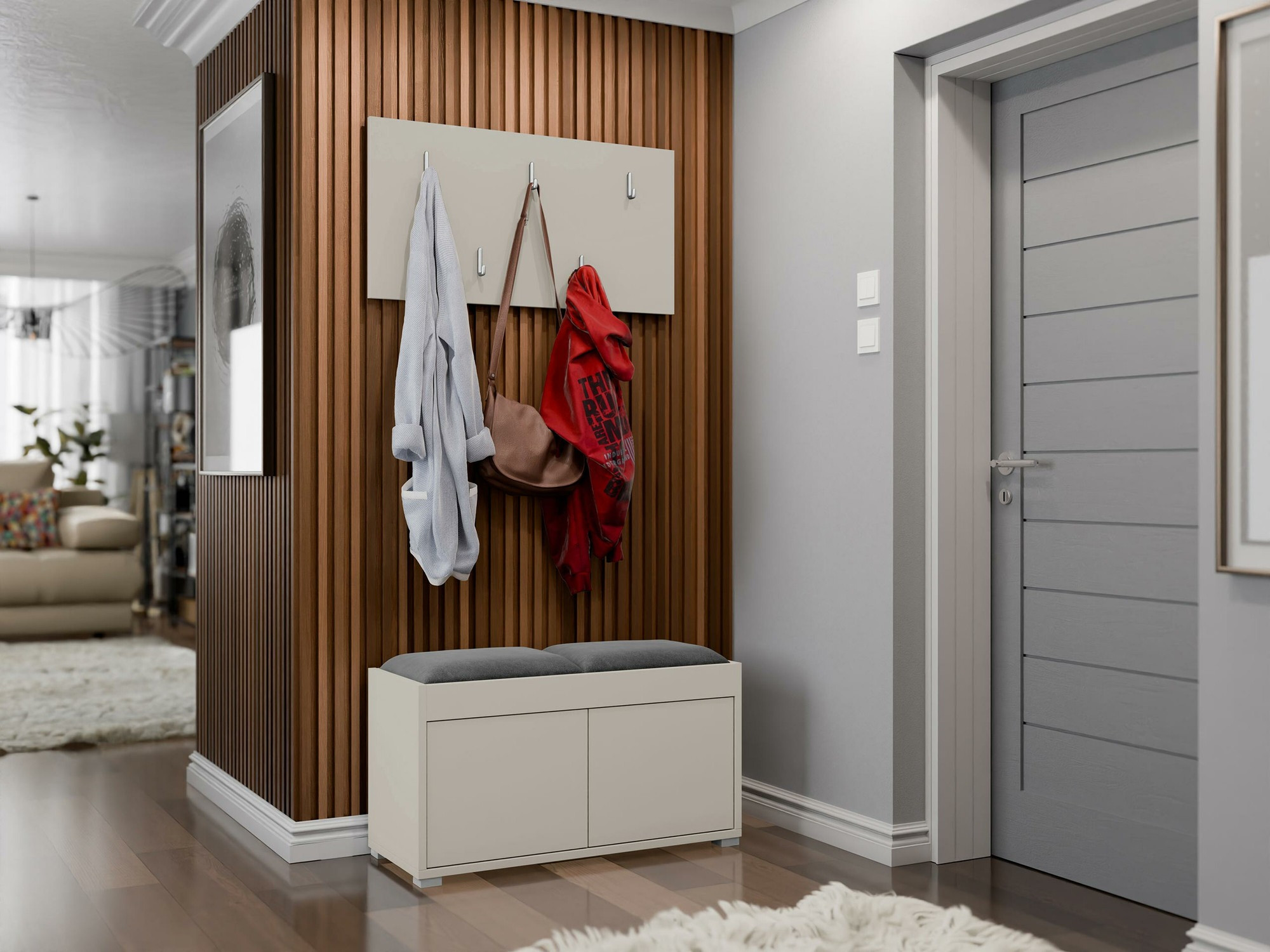 Set arredo da corridoio Comfivo Tutela (Cachemire)