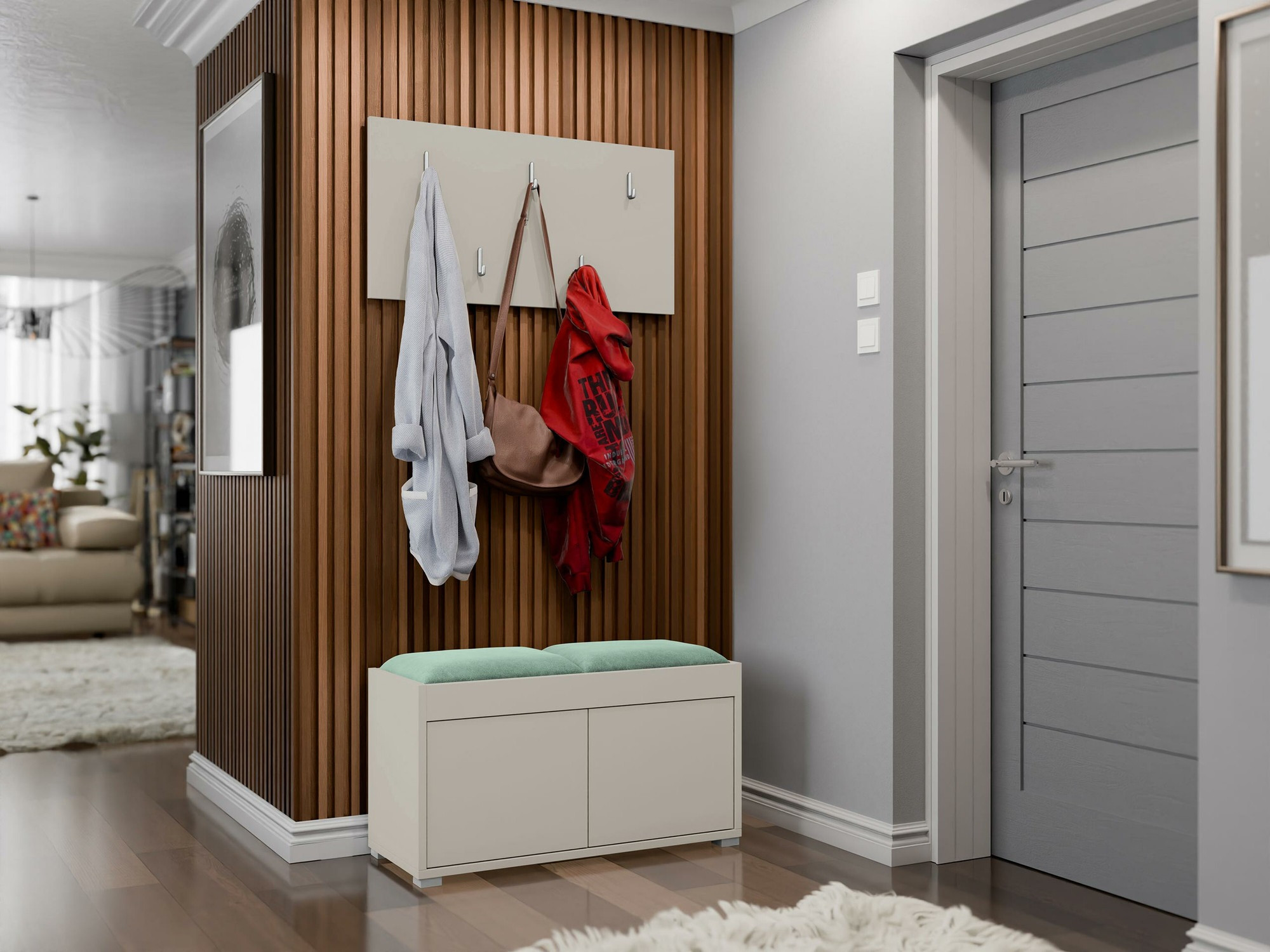 Set arredo da corridoio Comfivo Tutela (Cachemire)
