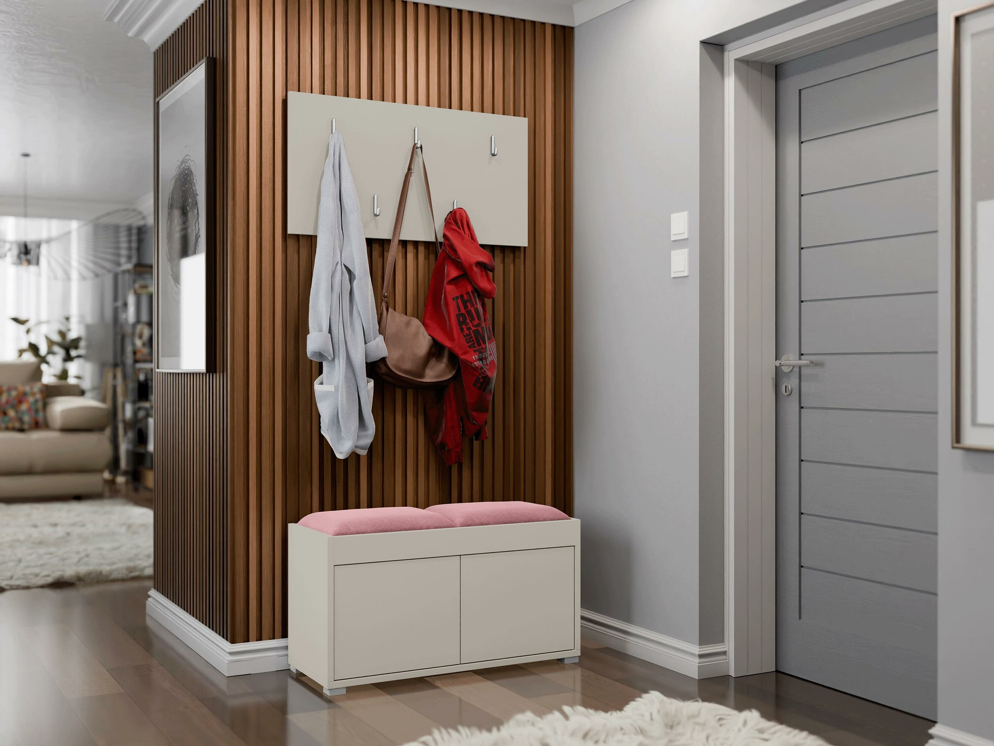 Set arredo da corridoio Comfivo Tutela (Cachemire)