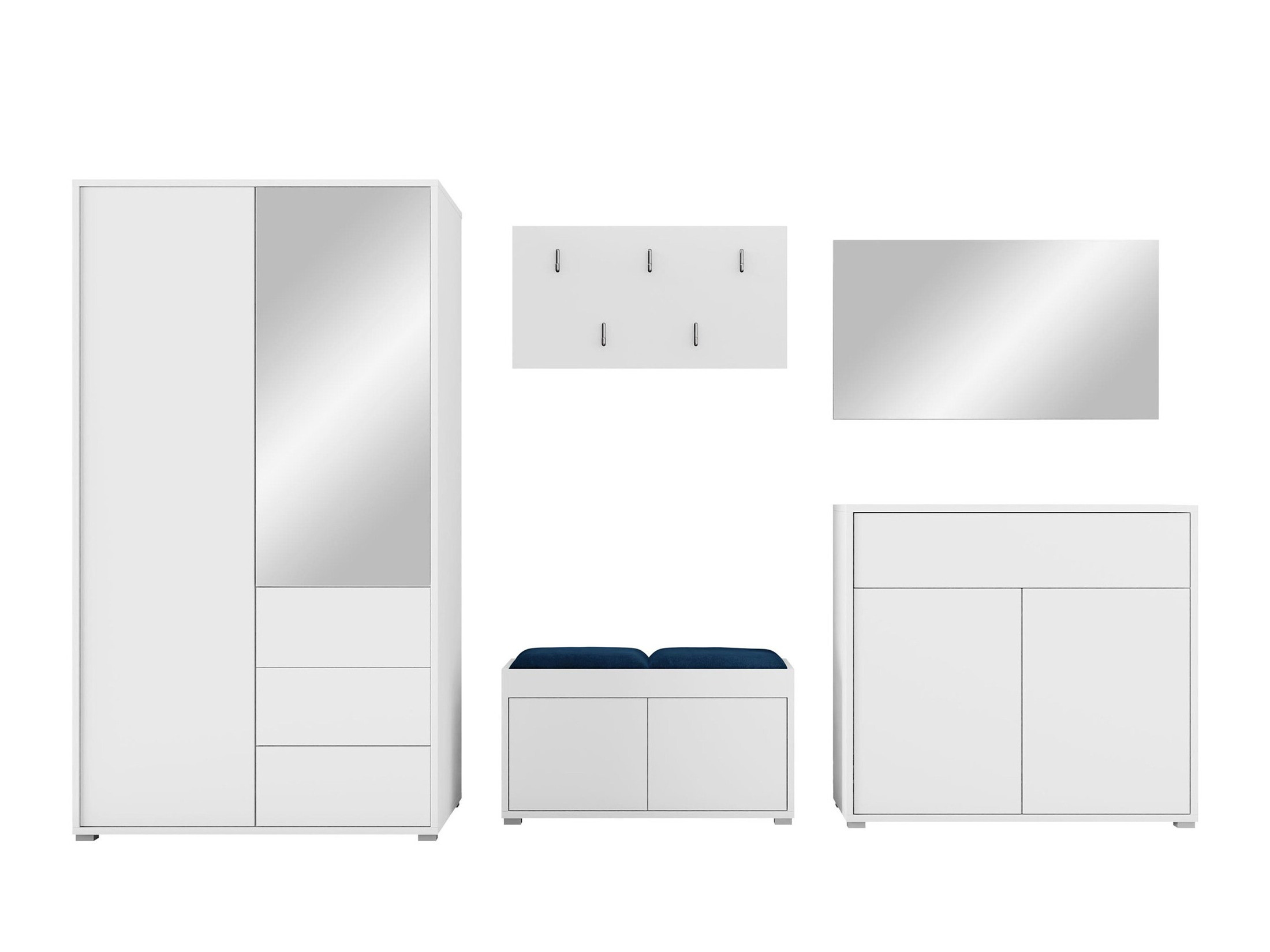 Set arredo da corridoio Comfivo Tutela V (Bianco)