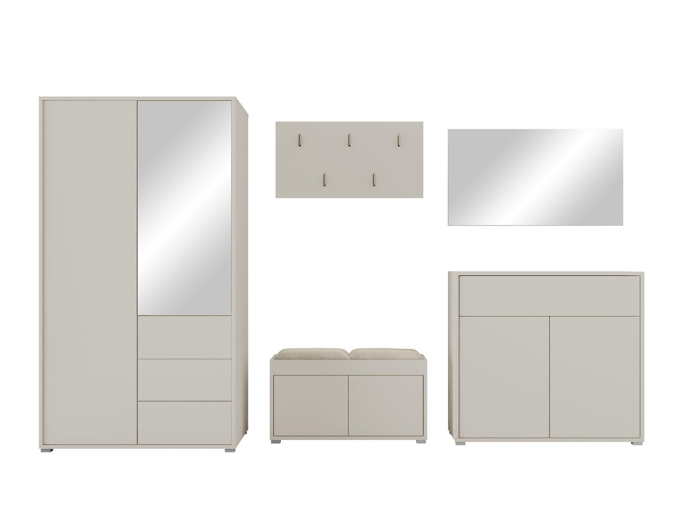 Set arredo da corridoio Comfivo Tutela V (Cachemire)