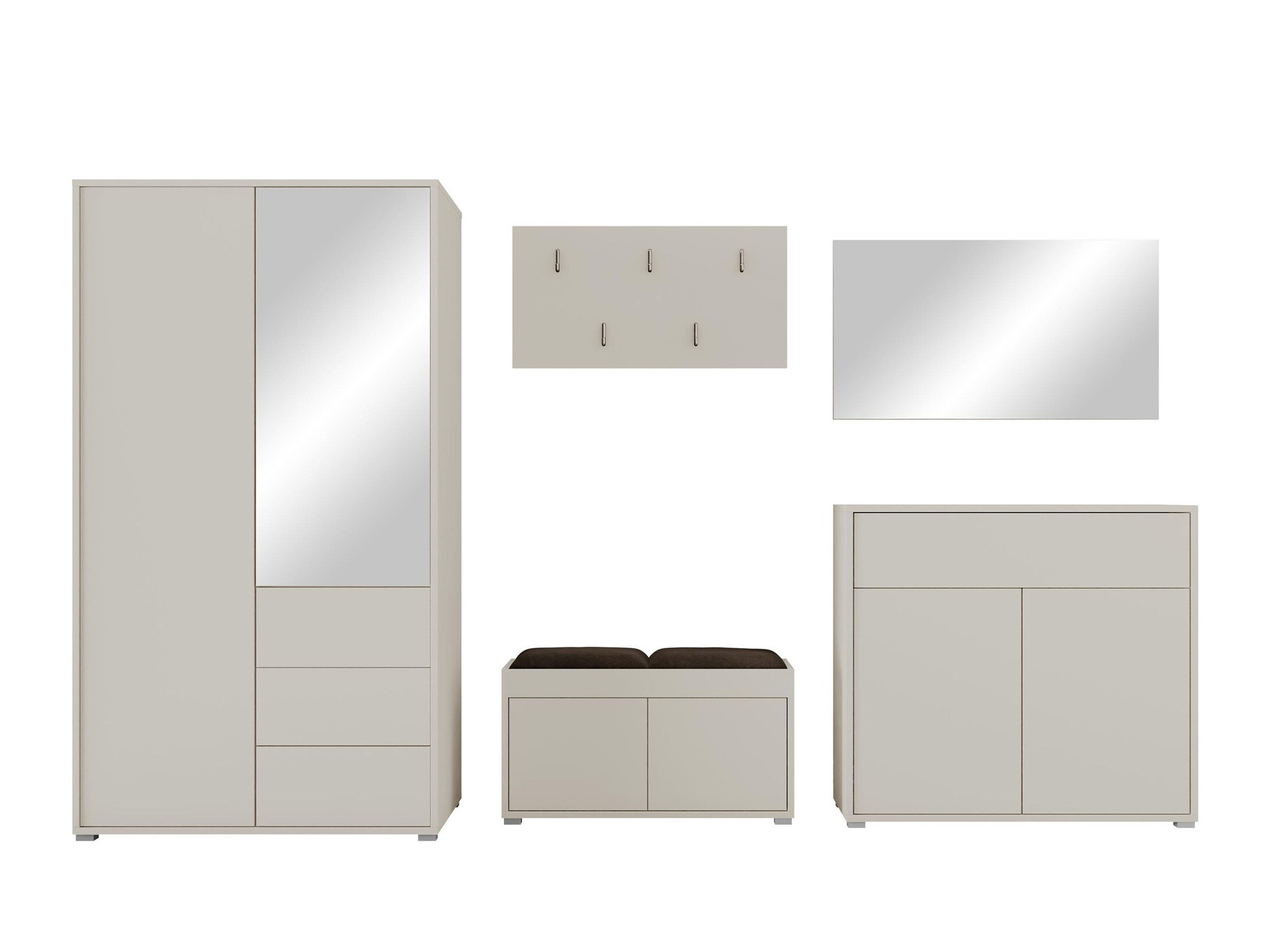 Set arredo da corridoio Comfivo Tutela V (Cachemire)