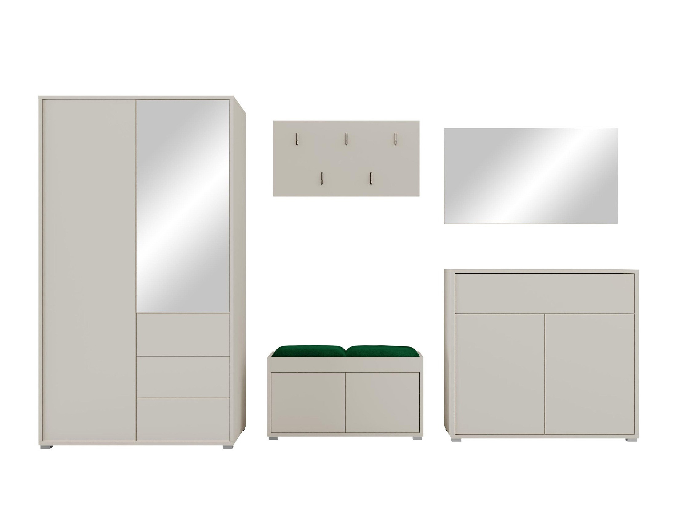Set arredo da corridoio Comfivo Tutela V (Cachemire)