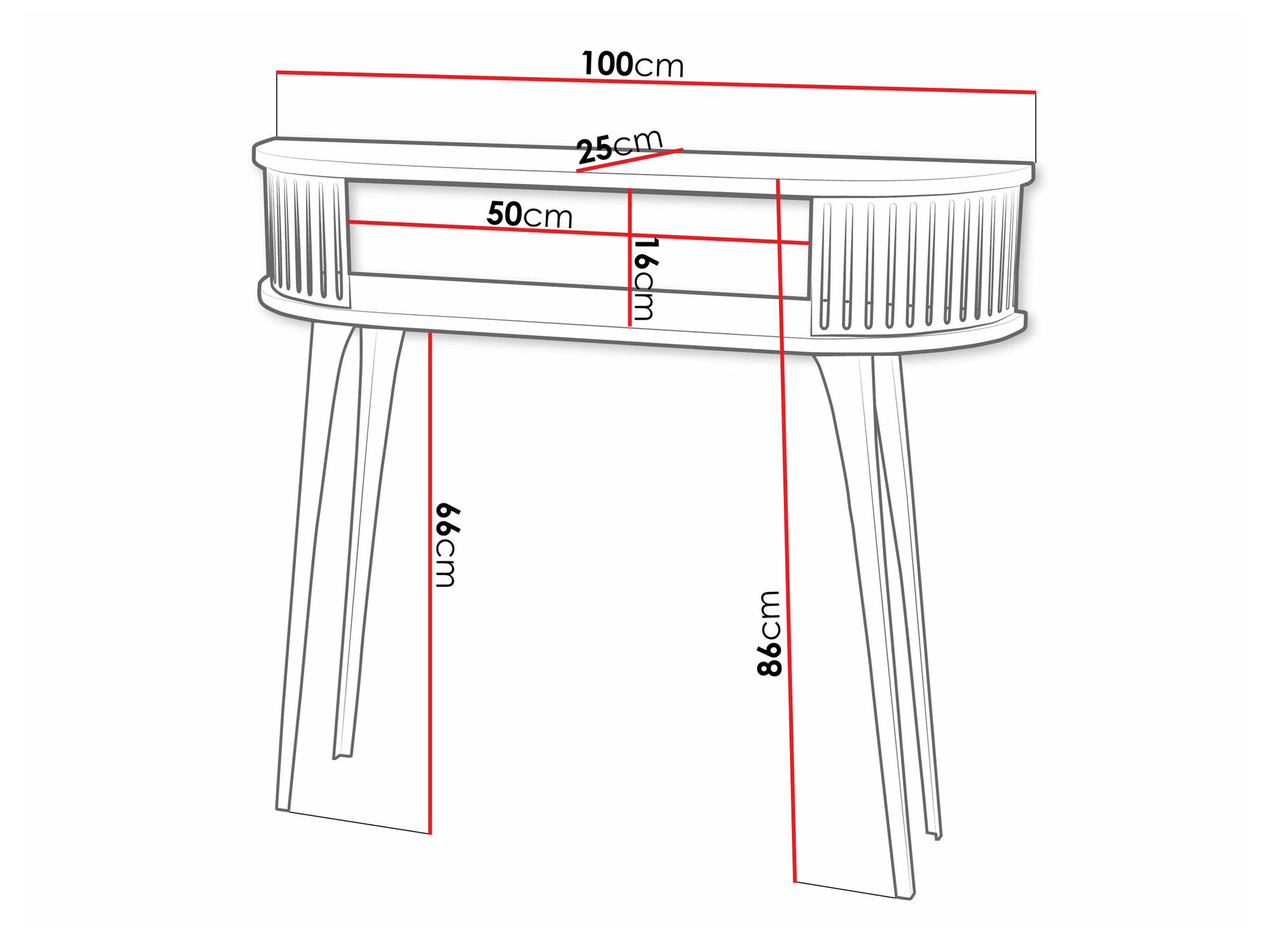Consolle Vitum (Nero + Bianco)