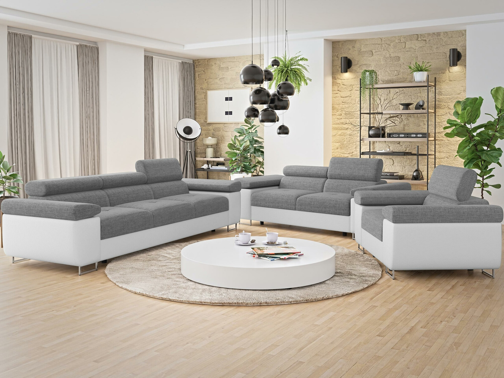 Divano letto Comfivo Vinetum (Soft 017 + Lux 05)