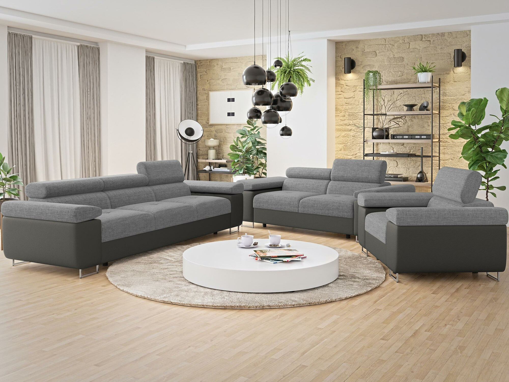 Divano letto Comfivo Vinetum (Soft 029 + Lux 05)