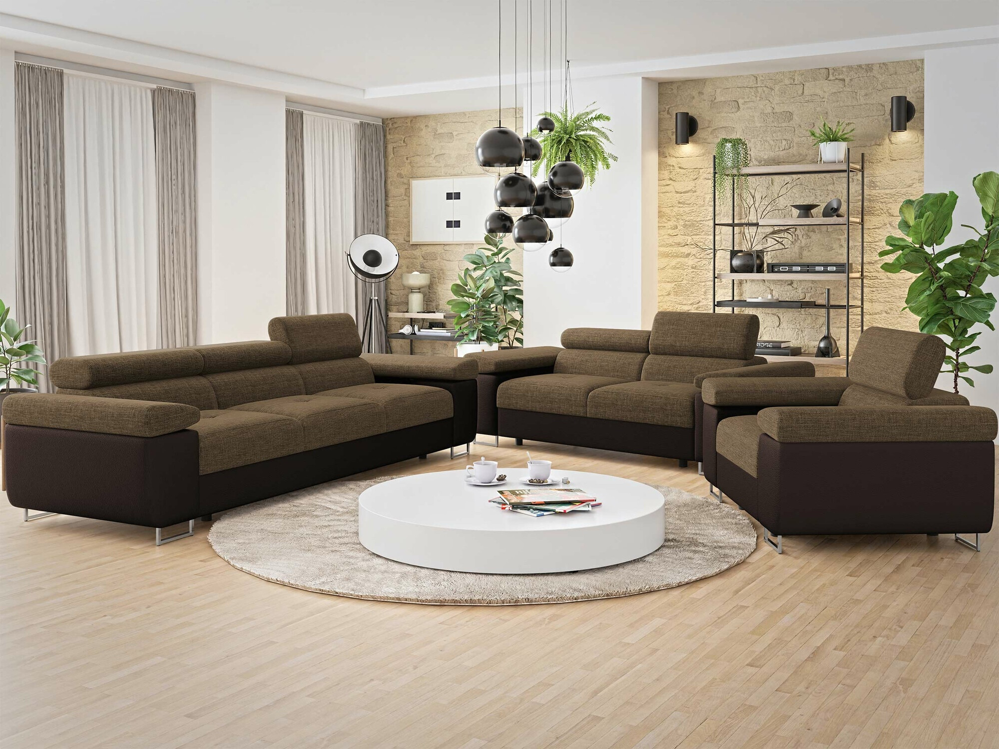 Divano letto Comfivo Vinetum (Soft 066 + Lux 03)