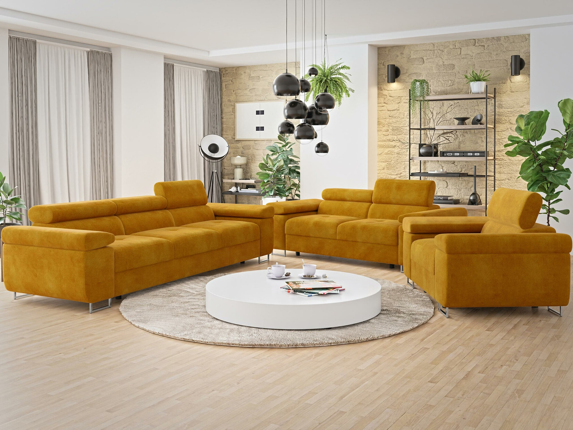 Divano letto Comfivo Vinetum (Wave 05)