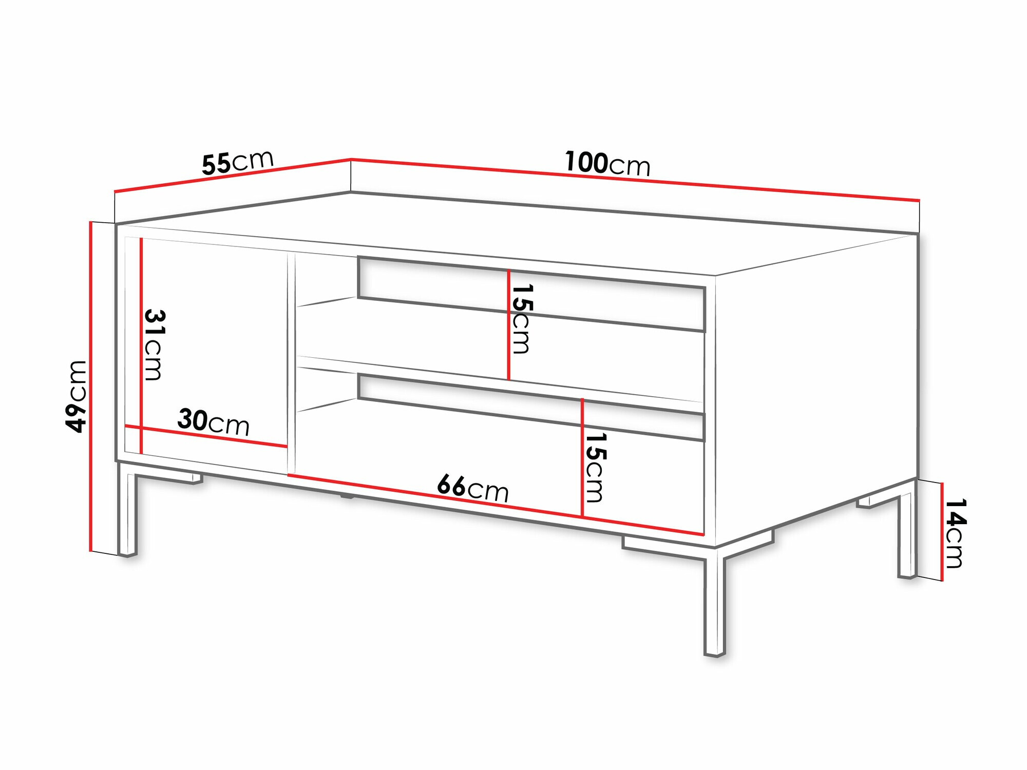 Tavolino da caffè Fabula