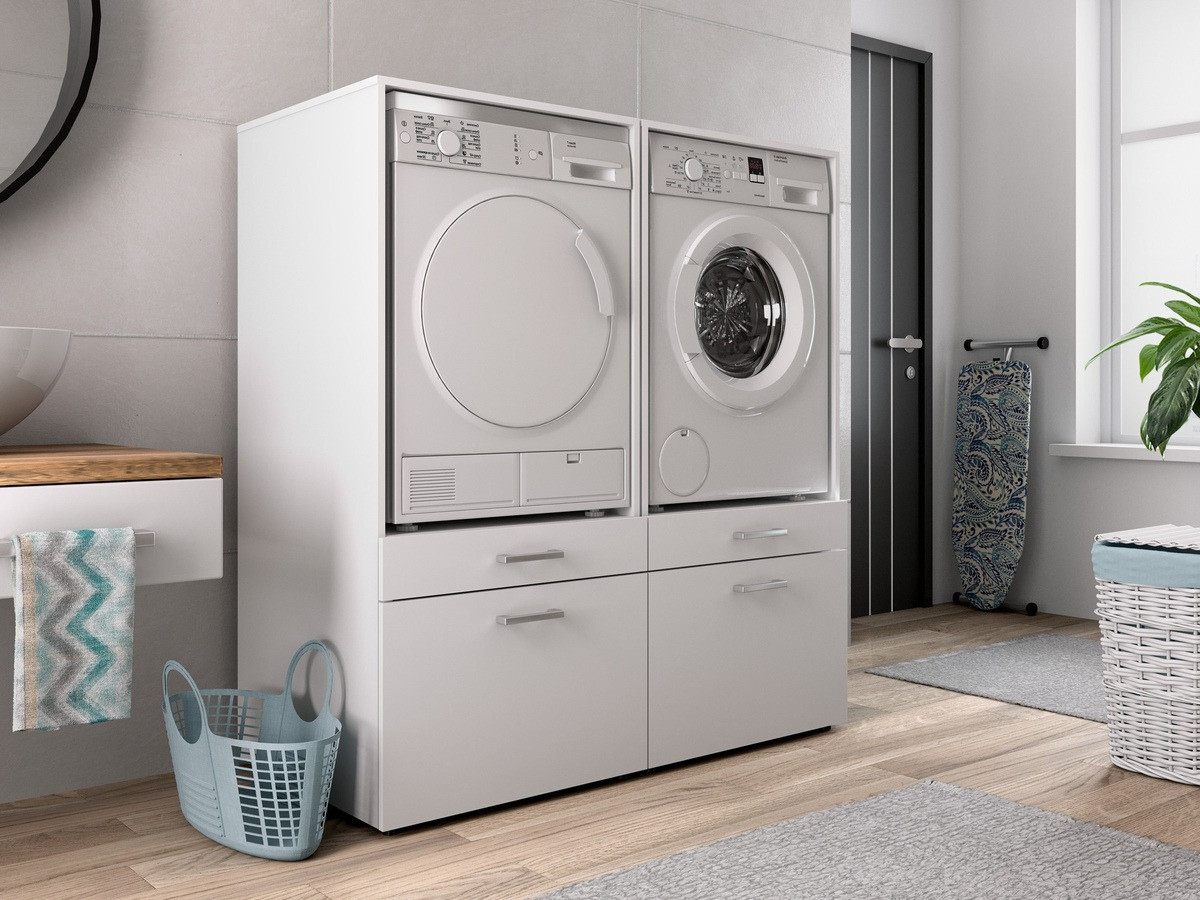 Mensola del bagno Novdele 102 (Bianco)