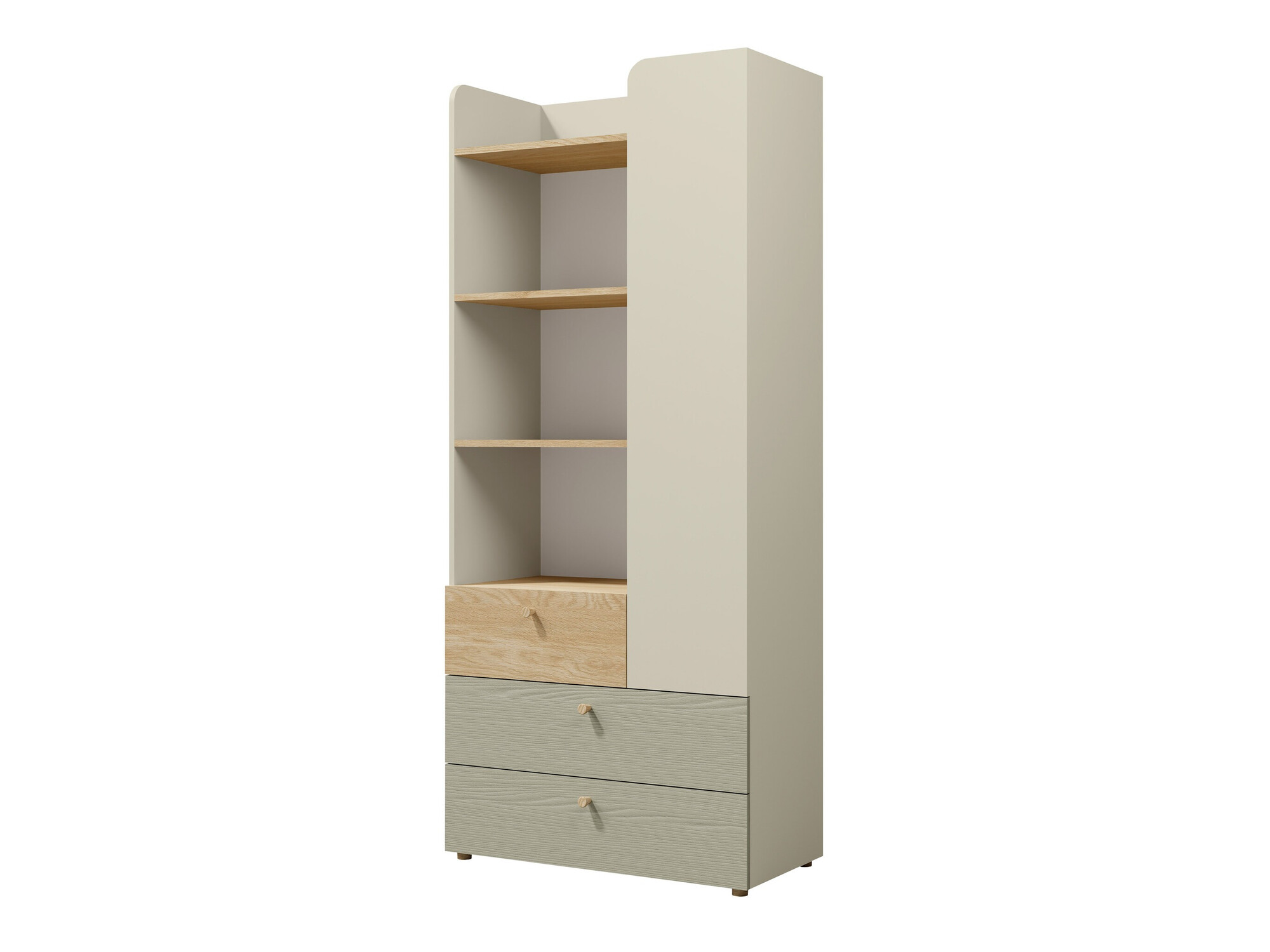 Scaffale Domcali 102 (Grigio + Quercia)