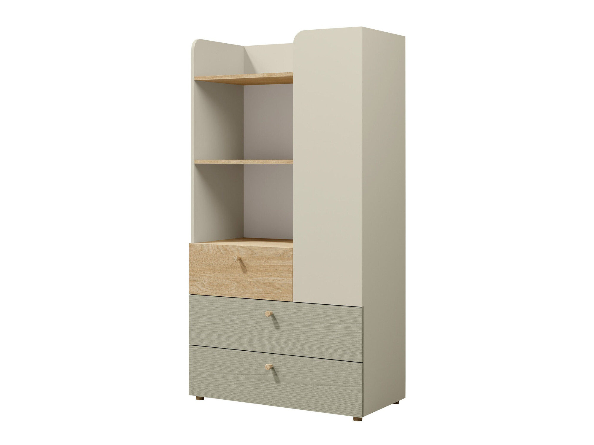 Scaffale Domcali 105 (Grigio + Quercia)