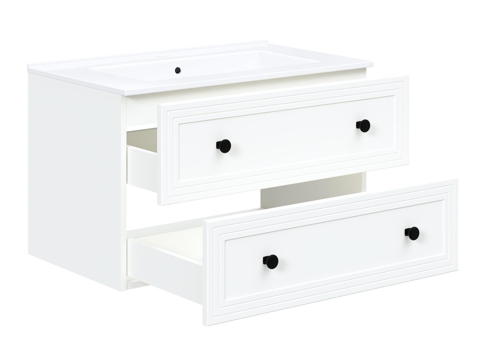 Comodino da bagno per lavandino Fiovele 104 (Bianco)