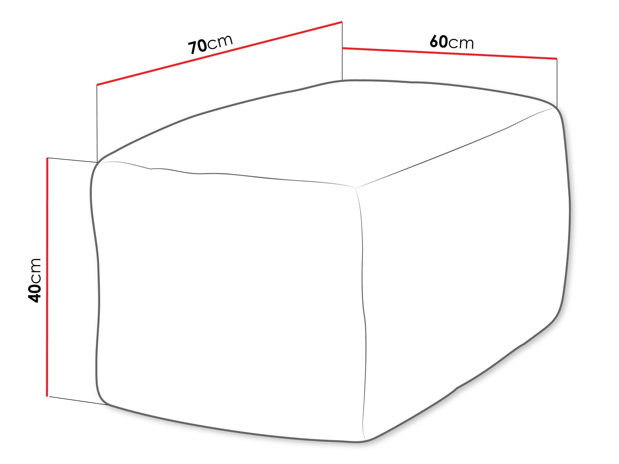 Poltrona a sacco Passeral I (Poso 100)