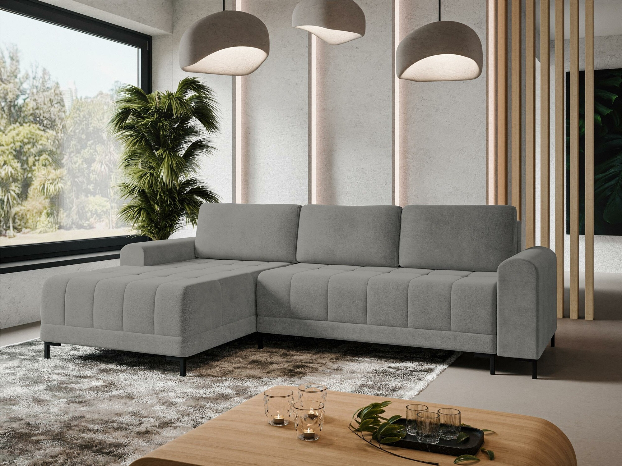 Divano angolare Stonecrest 100 (Velo 635)