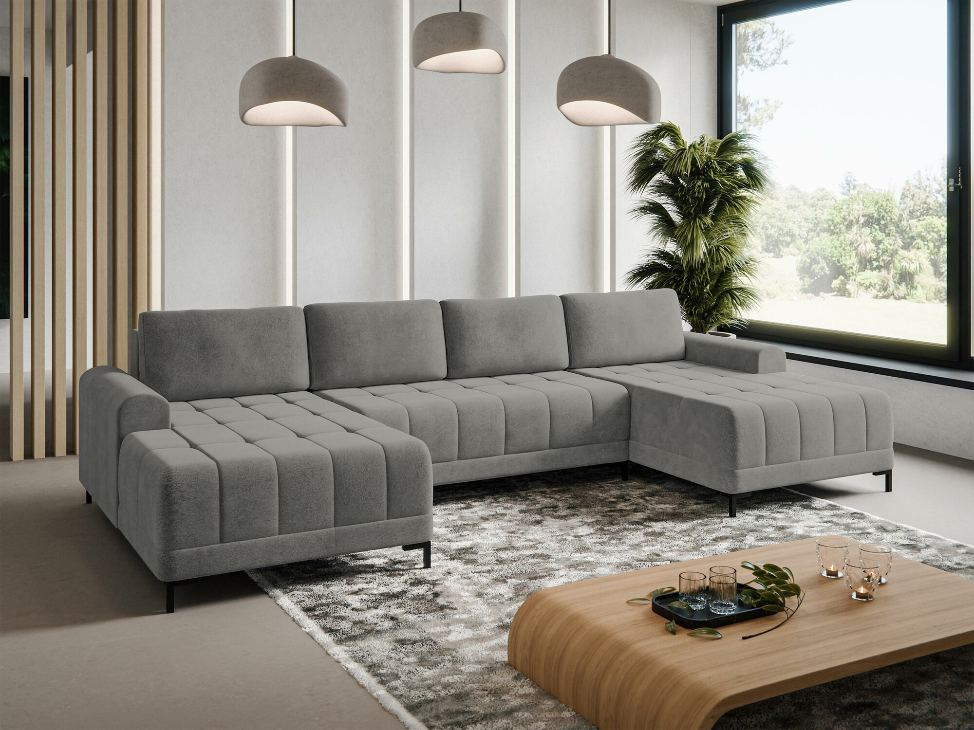 Divano angolare Stonecrest 101 (Velo 635)