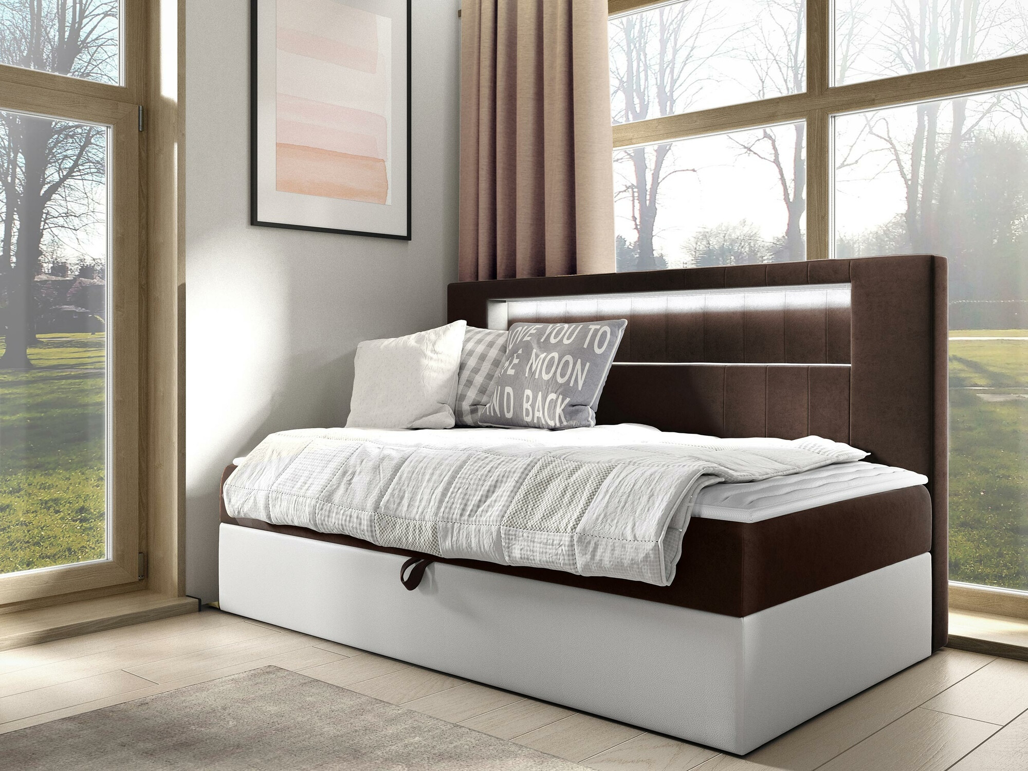 Letto continentale Lucus IV (Soft 017 + Fresh 4)