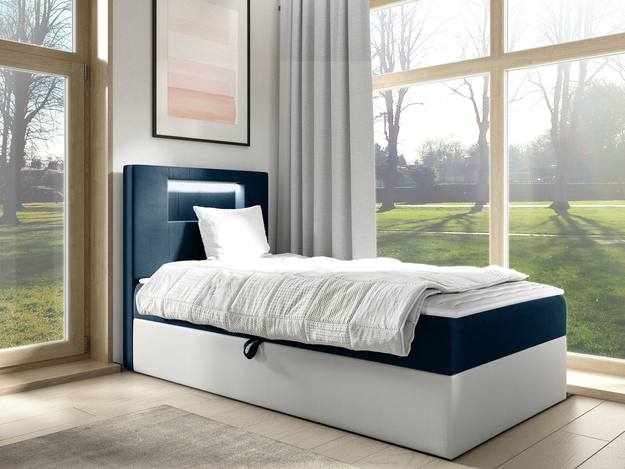 Letto continentale Lucus V (Soft 017 + Fresh 11)