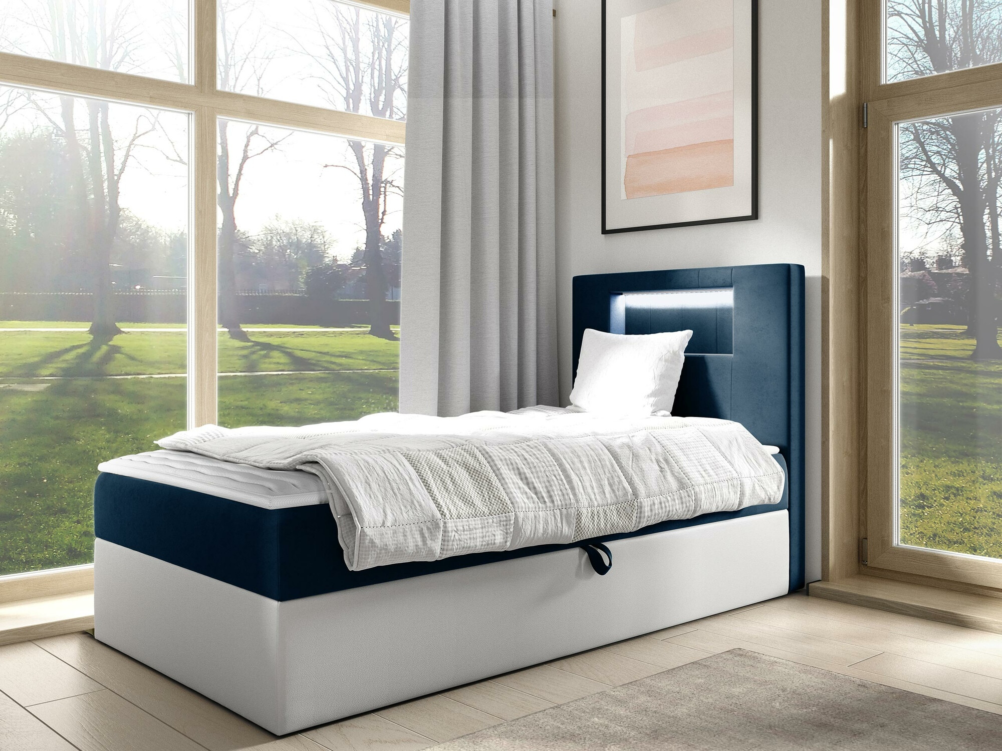 Letto continentale Lucus V (Soft 017 + Fresh 11)