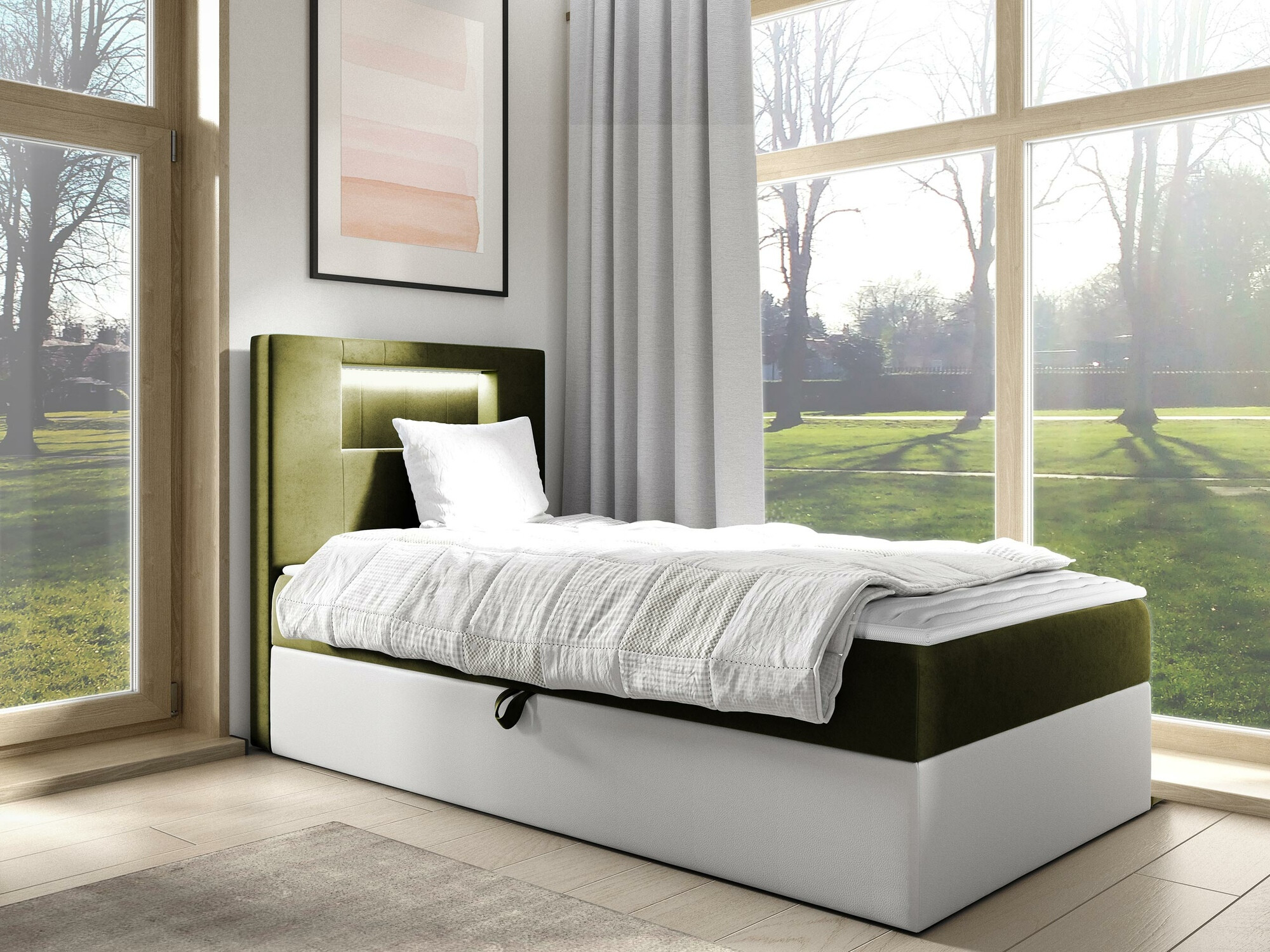 Letto continentale Lucus V (Soft 017 + Fresh 12)