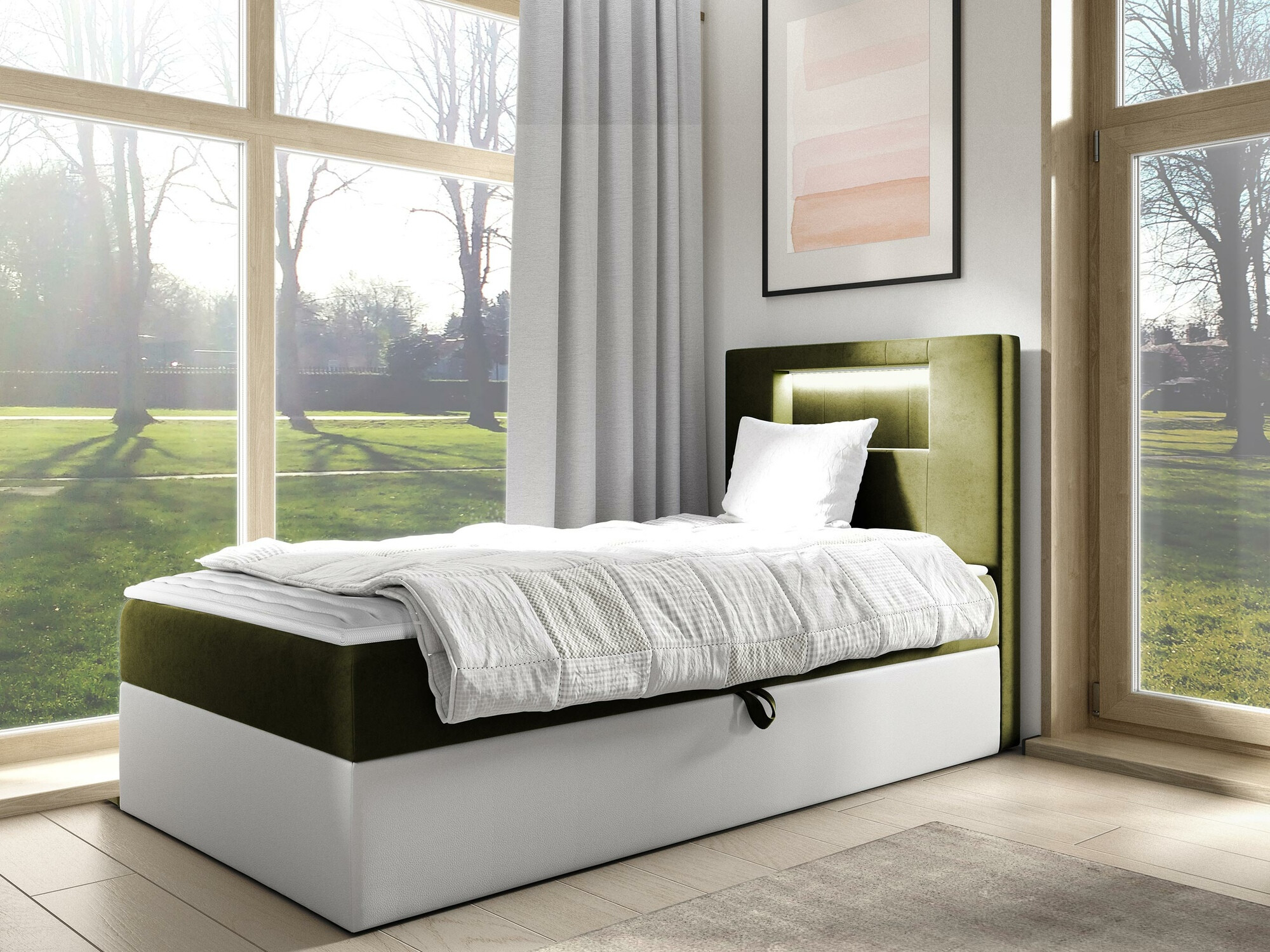 Letto continentale Lucus V (Soft 017 + Fresh 12)