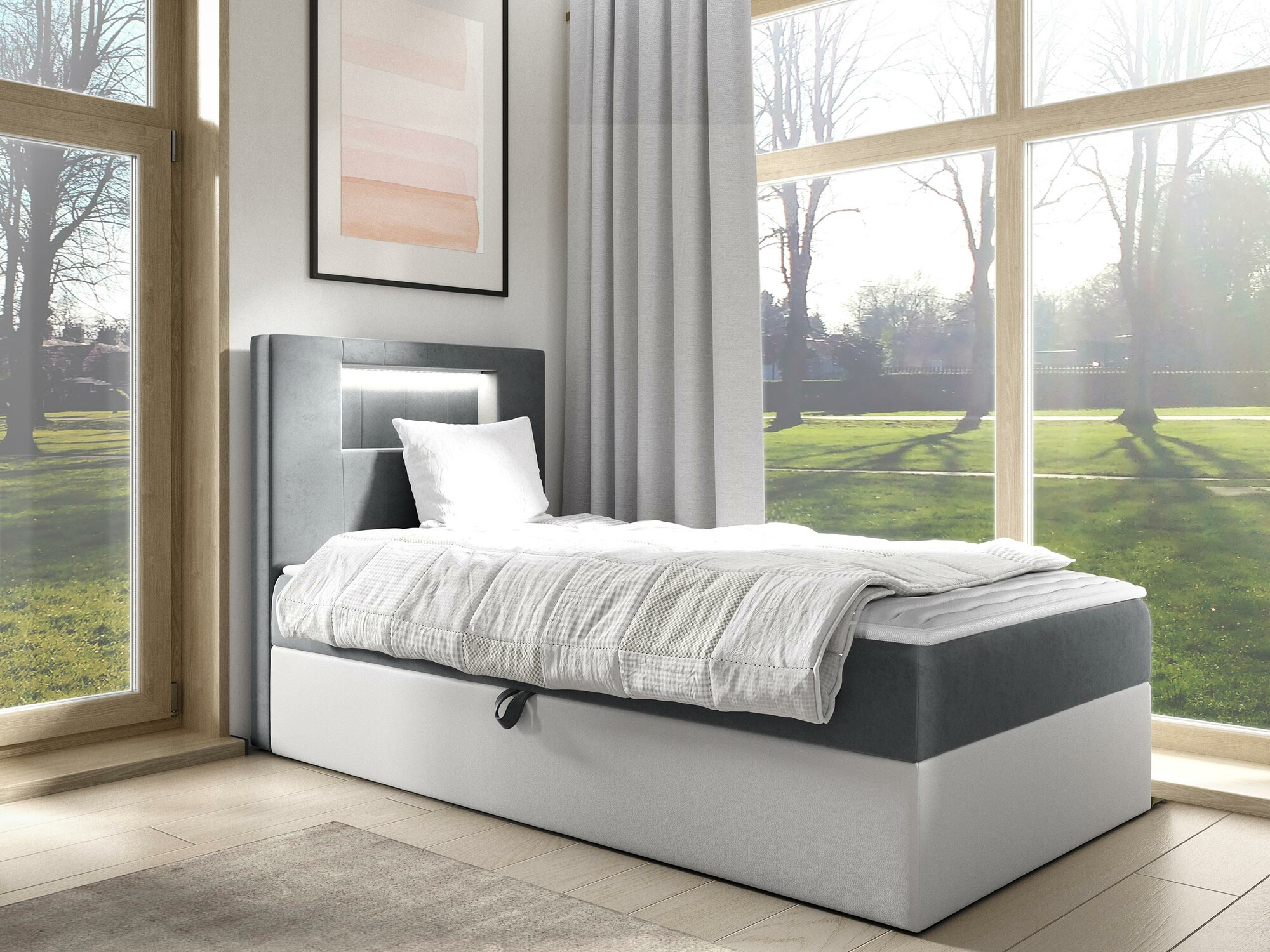 Letto continentale Lucus V (Soft 017 + Fresh 14)
