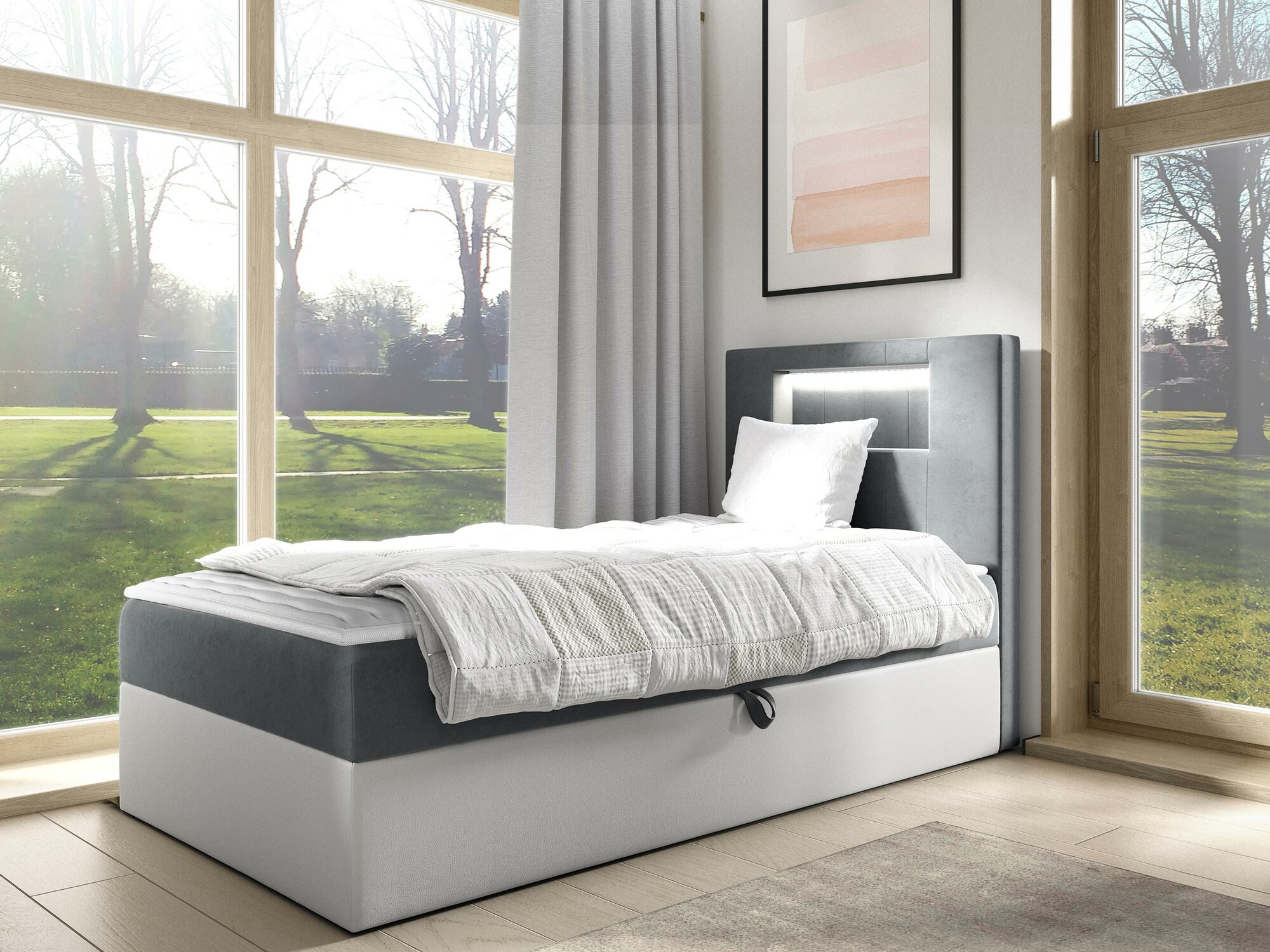 Letto continentale Lucus V (Soft 017 + Fresh 14)